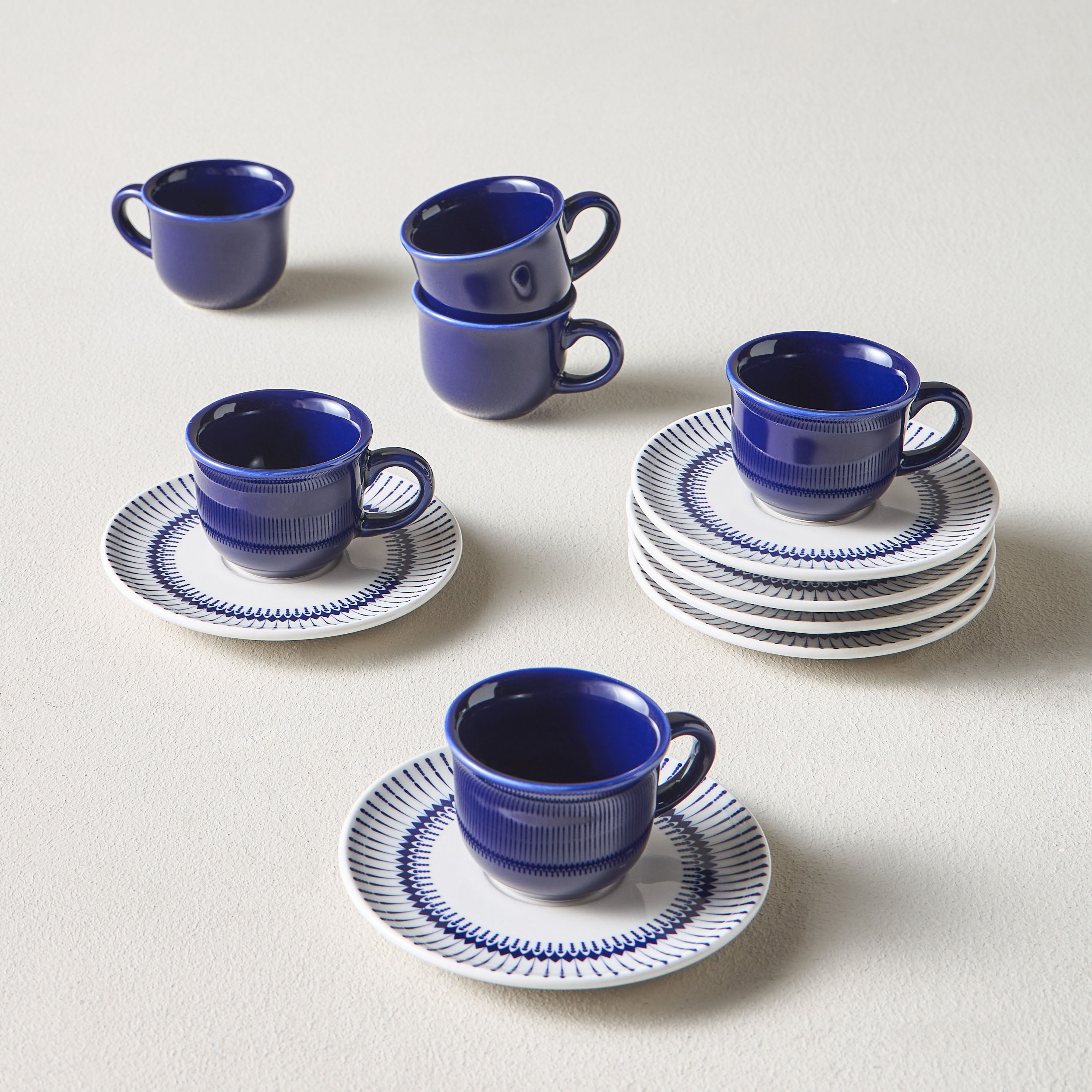 Colb 12-Piece Ceramic Espresso Set - 65 ml, Serves 6-household-dining-teaandcoffee-teaandcoffeesets-image-1