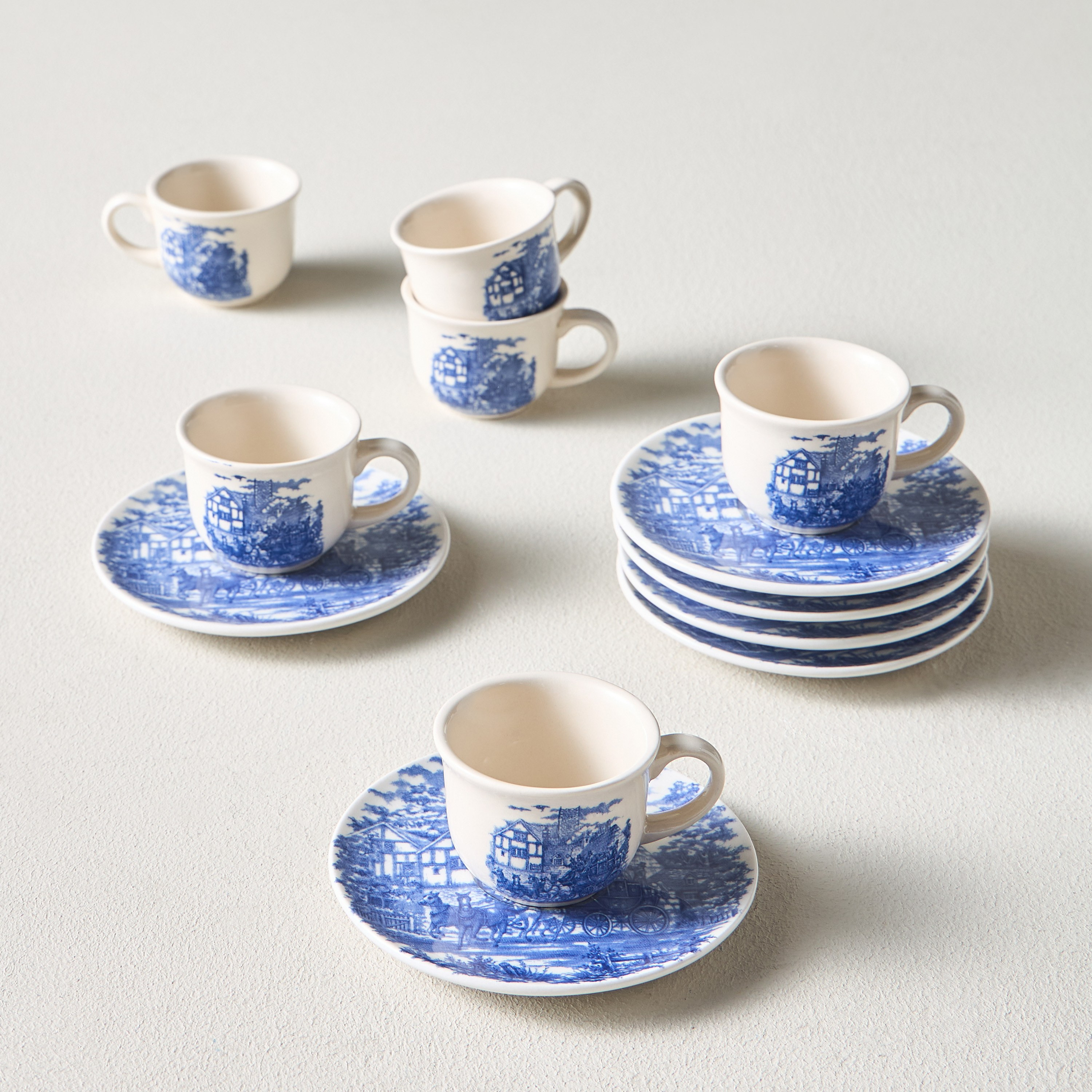 Cena 12-Piece Ceramic Espresso Set - 65 ml, Serves 6-household-dining-teaandcoffee-teaandcoffeesets-image-1