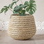 Trogir Natural Grass and Paper Planter - 25 cm-household-gardenandoutdoor-potsandplanters-planters-image-1