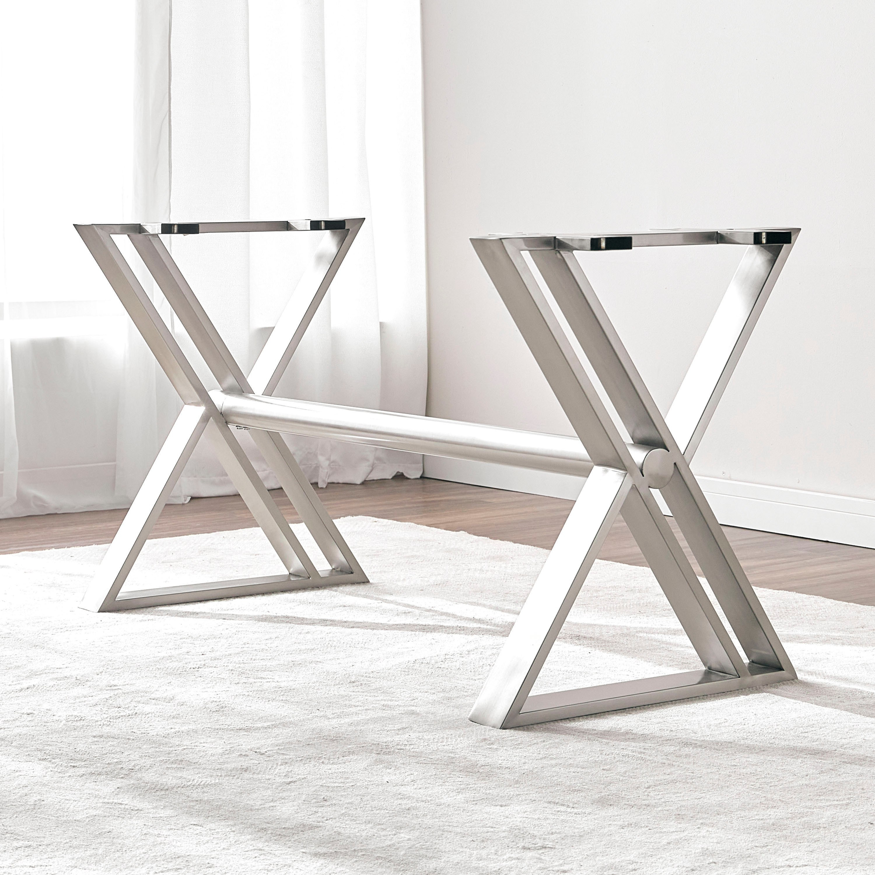 Modula Dining Table Shop Vasto 8-Seater X-Shaped Modular Dining Table Leg | Homecentre Oman