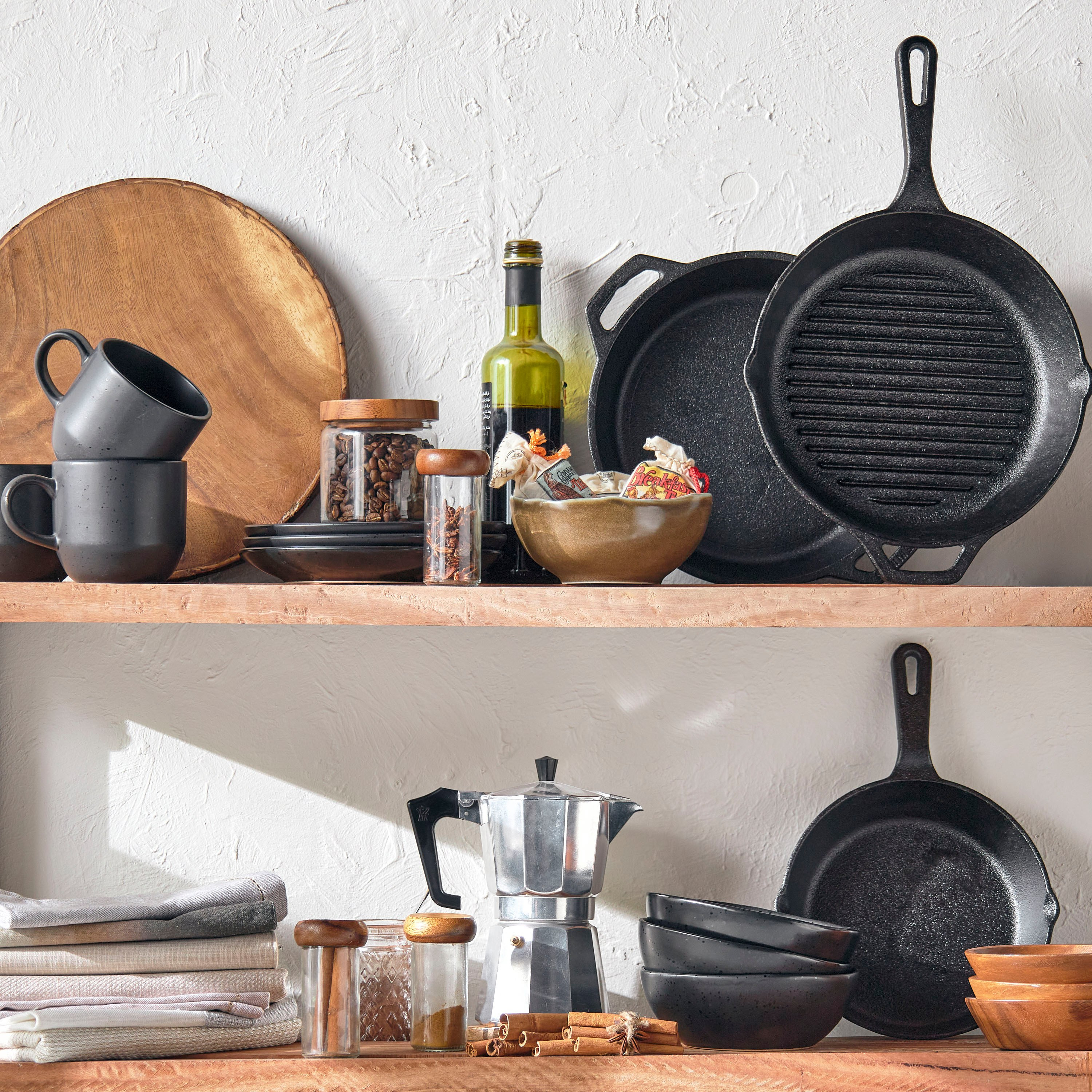 Cappelli Cast Iron Fry Pan - 22 cm-household-kitchen-cookware-potsandpans-image-3