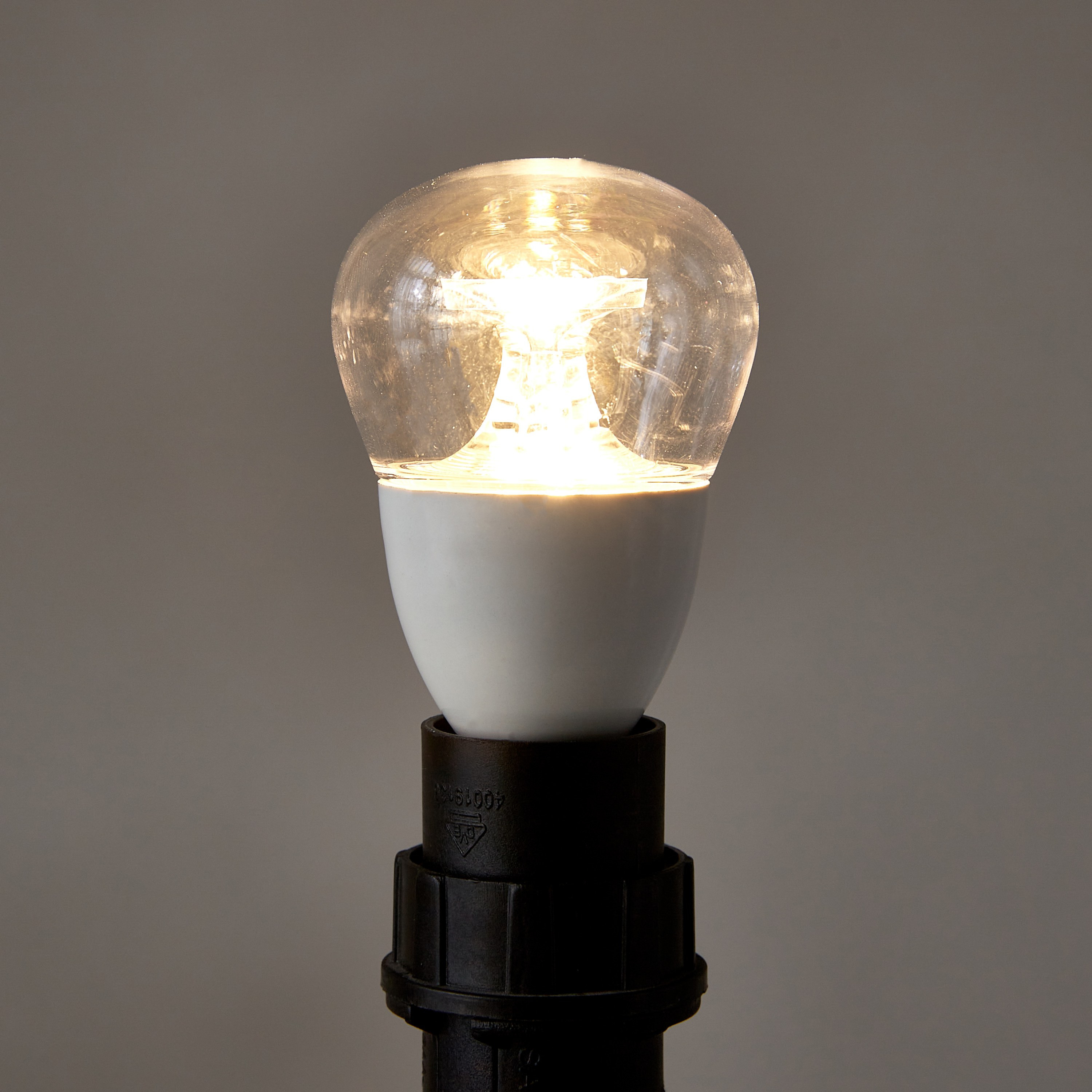 لمبة إل إي دي - 4 واط 420 لومن ضوء دافئ شفاف-household-lighting-bulbsandbatteries-bulbs-image-3