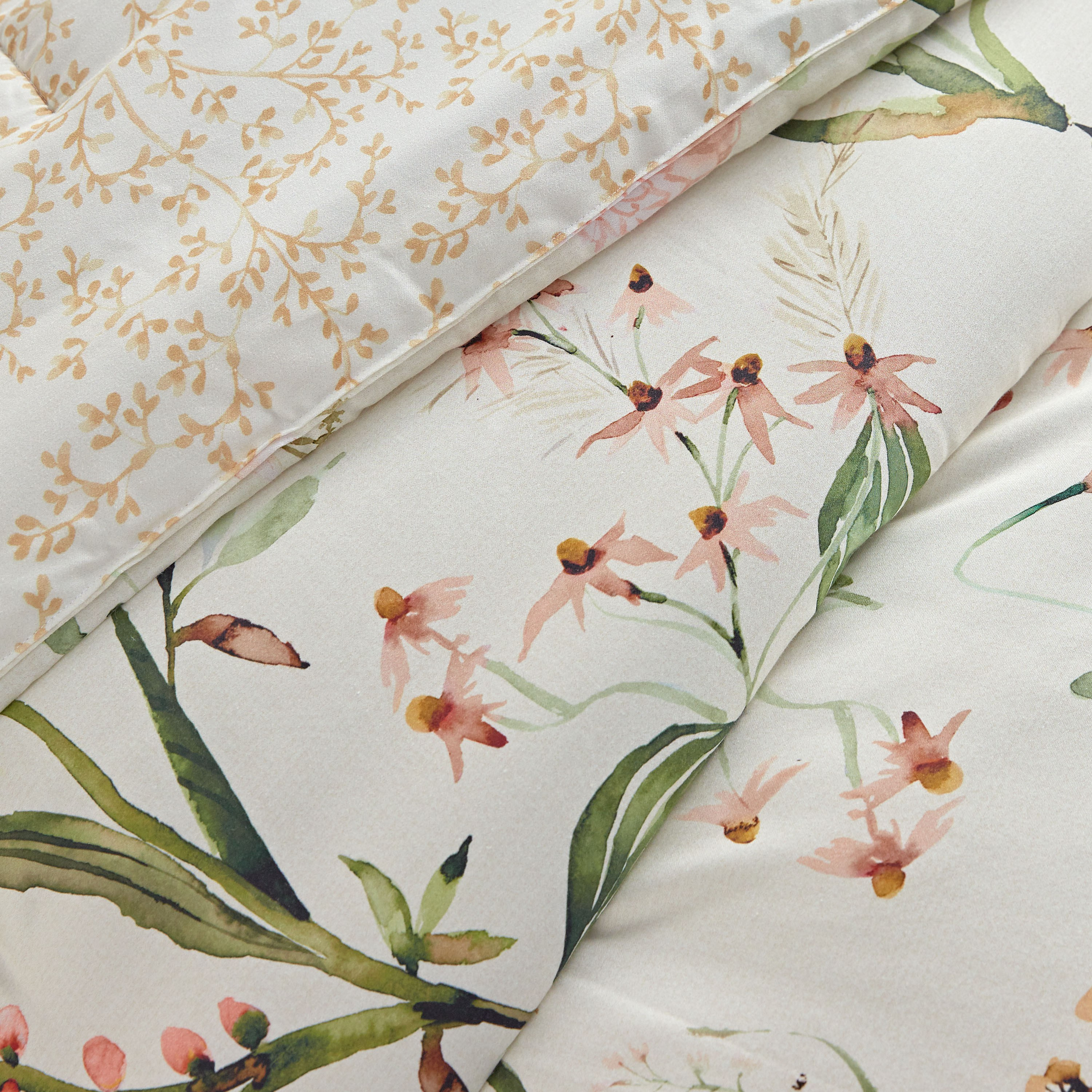 Amani Cotton Floral Printed 6-Piece Queen Comforter and Sheet Set - 200x240 cm-household-bedding-comfortersandbedspreads-bedinabag-image-4