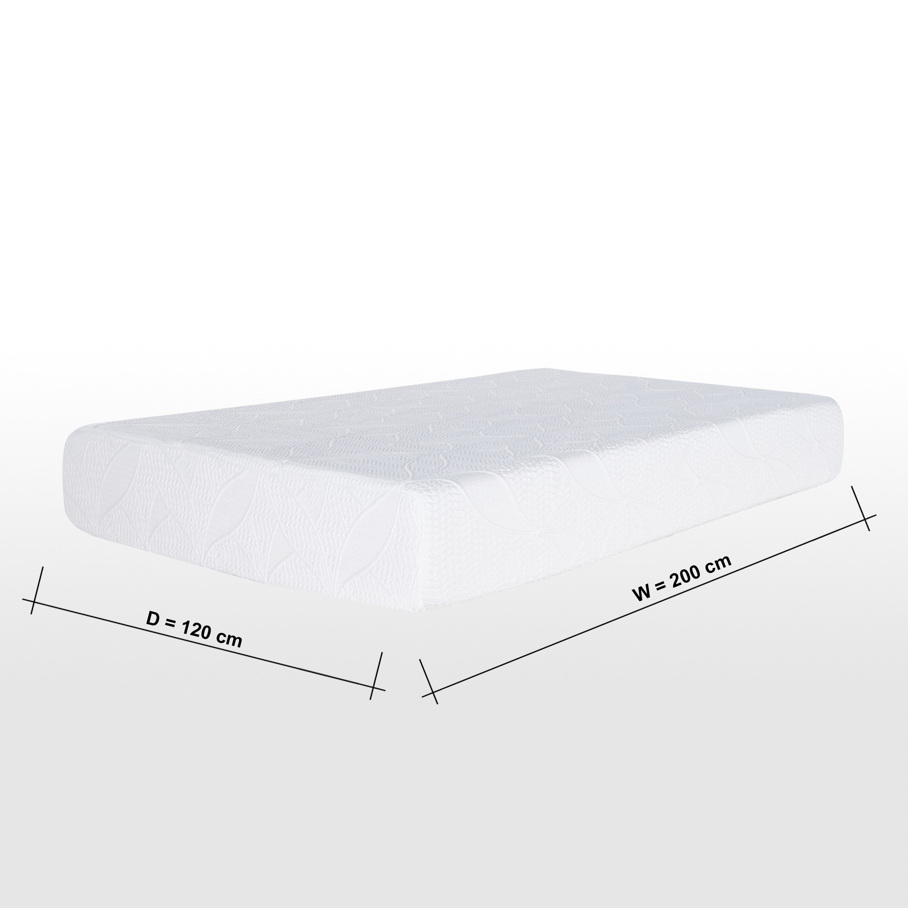 Bliss High Resilience Gel Memory Foam Single Mattress - 120x200 cm-furniture-mattresses-singlemattresses-image-10