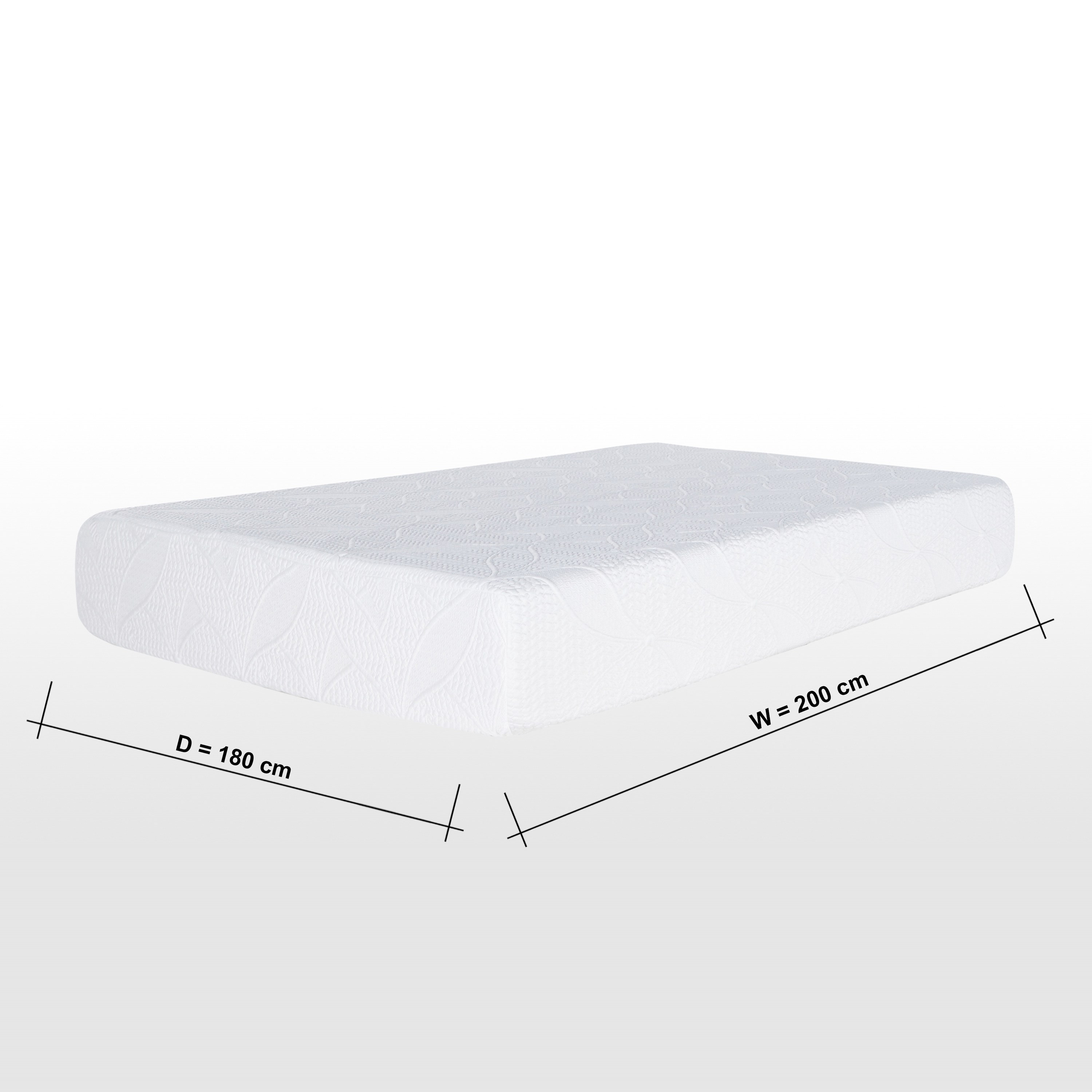 Twin size online memory foam mattress