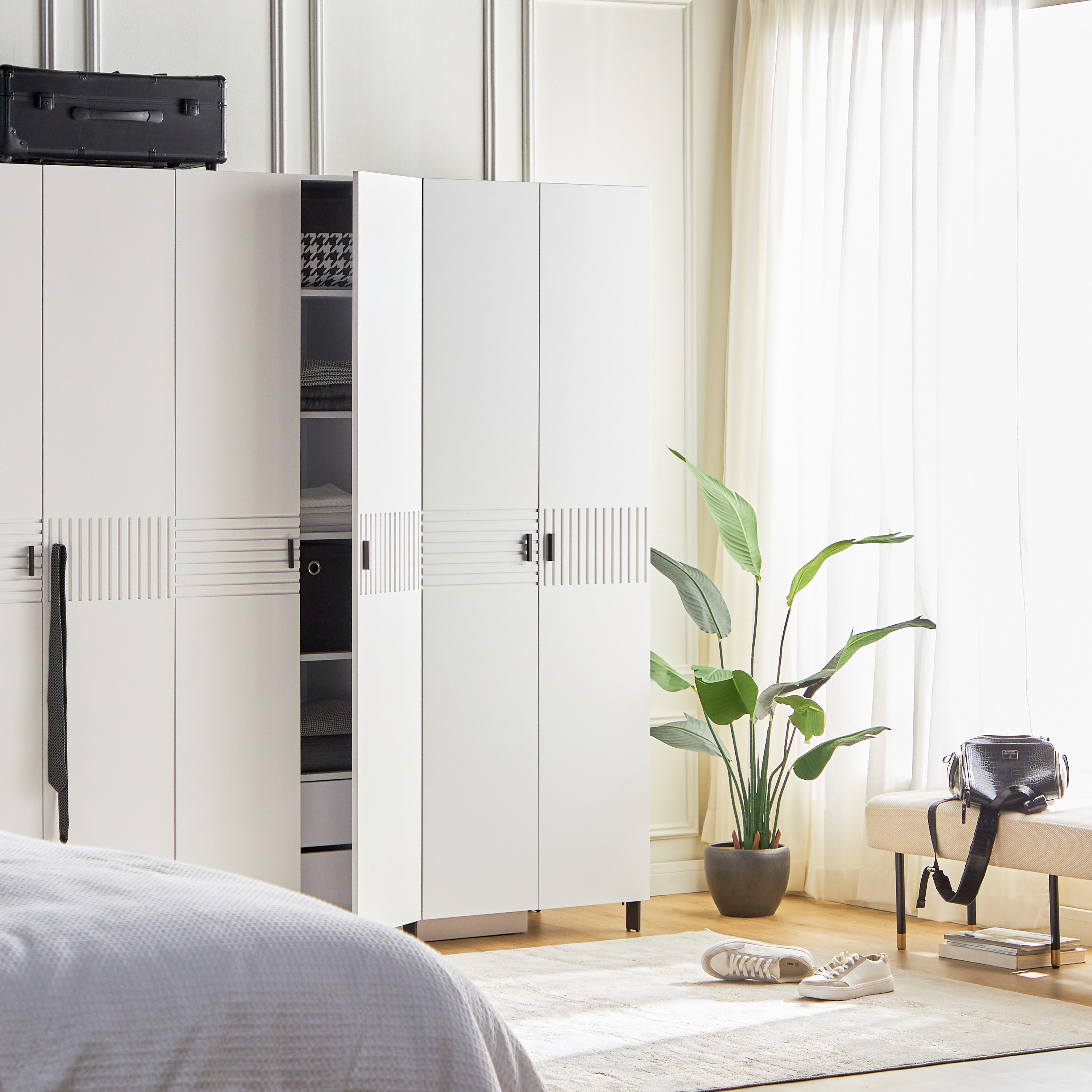 Stark 6-Door Wardrobe with Drawers-furniture-bedroom-wardrobes-image-10