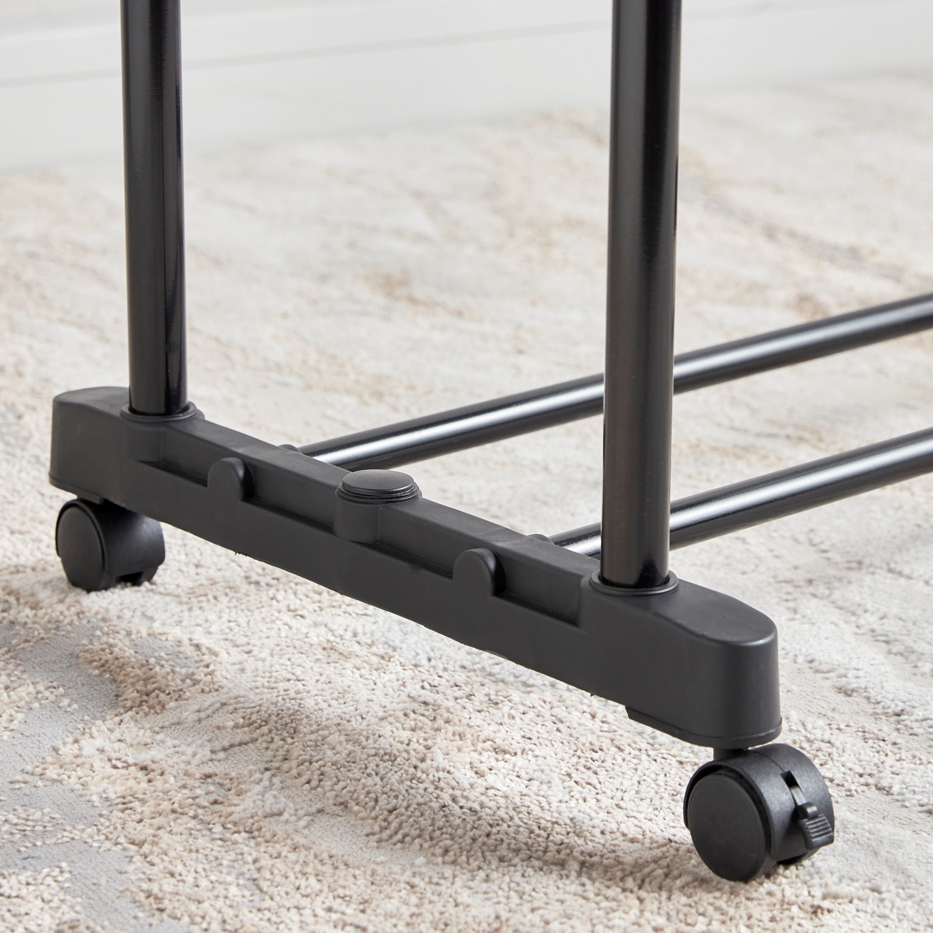 Megan Extendable Double Clothes Rail with Wheels-household-bathandlaundry-laundrysolutions-clothesdryerandrails-image-5