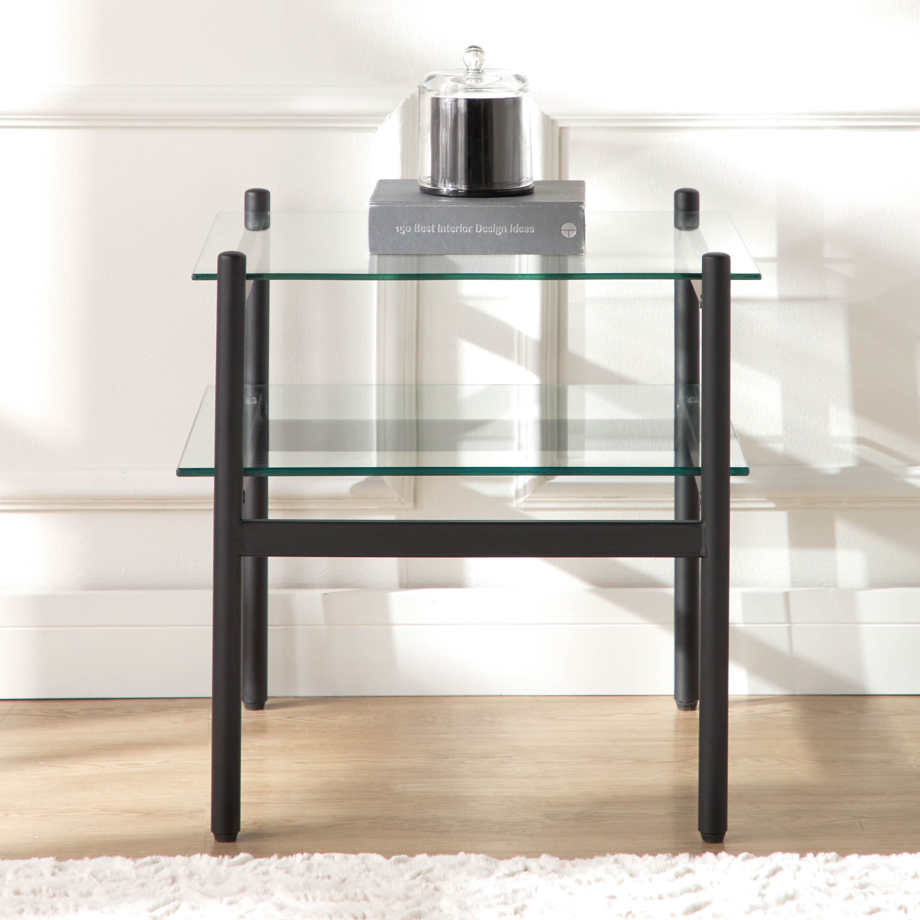 Stark Glass Top Side Table-furniture-livingroom-sideandendtables-image-2