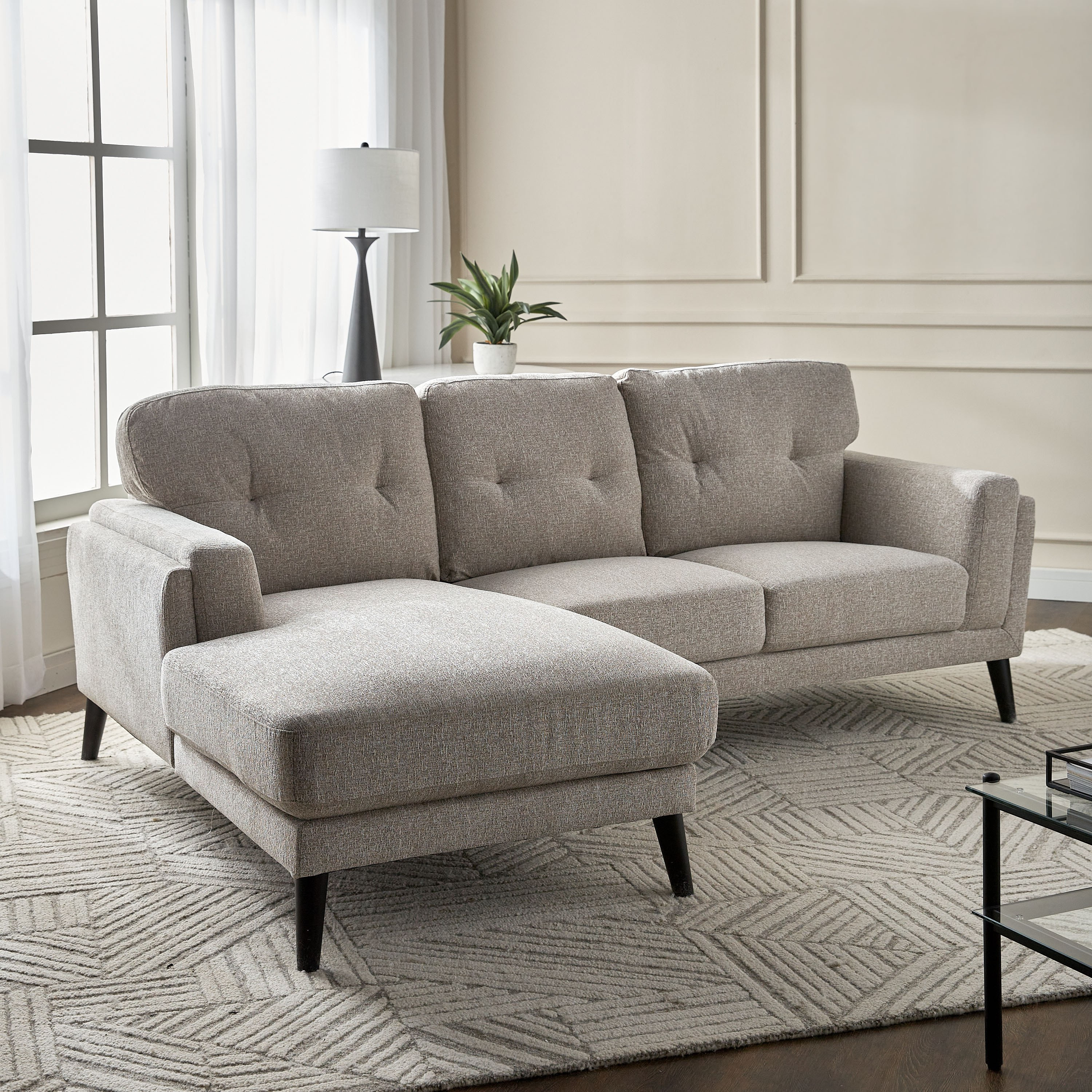 Fletcher 3-Seater Fabric Left Corner Sofa-furniture-sofaandseating-cornersofas-image-3