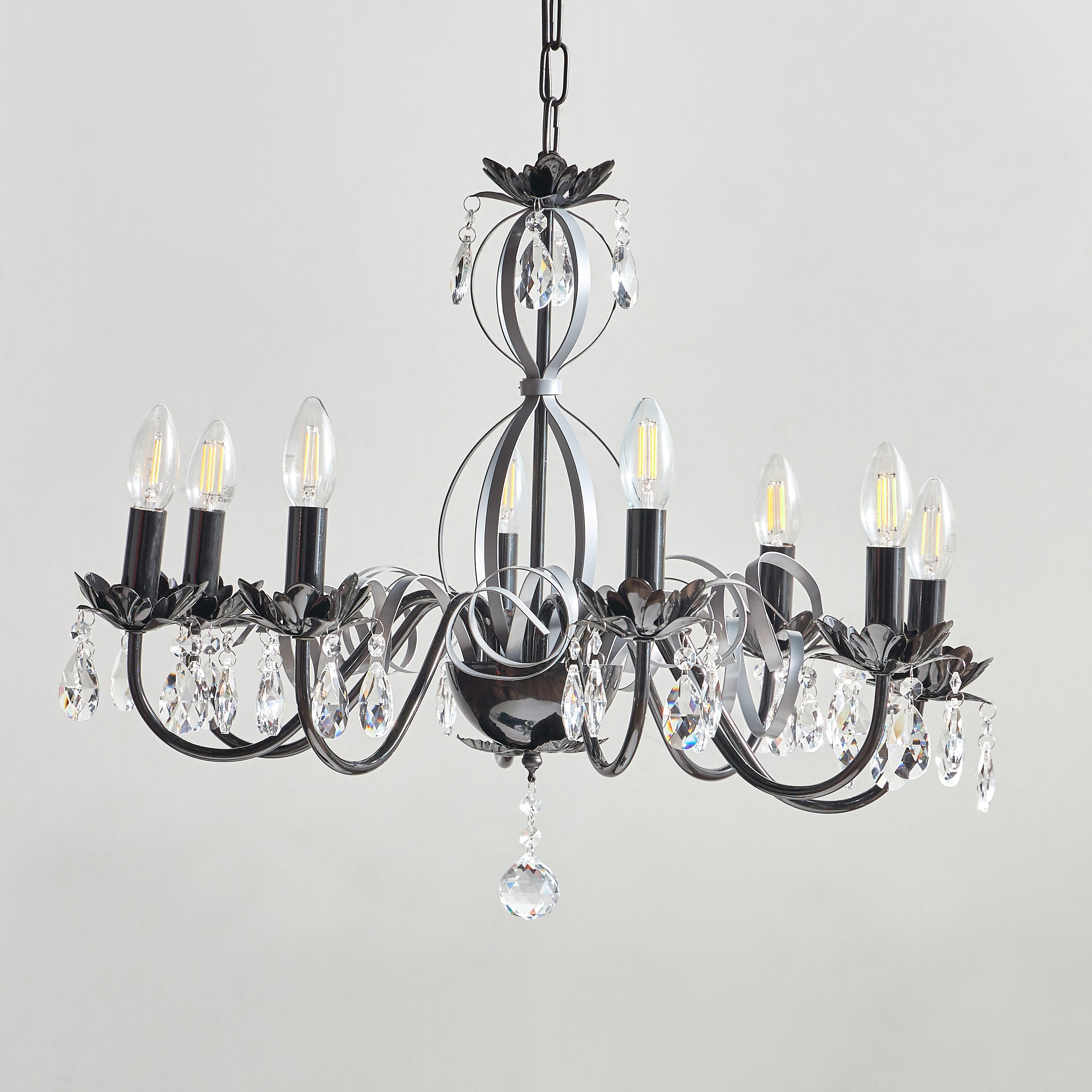 Shop Nova 8-Lights Metal Chandelier | Homecentre UAE