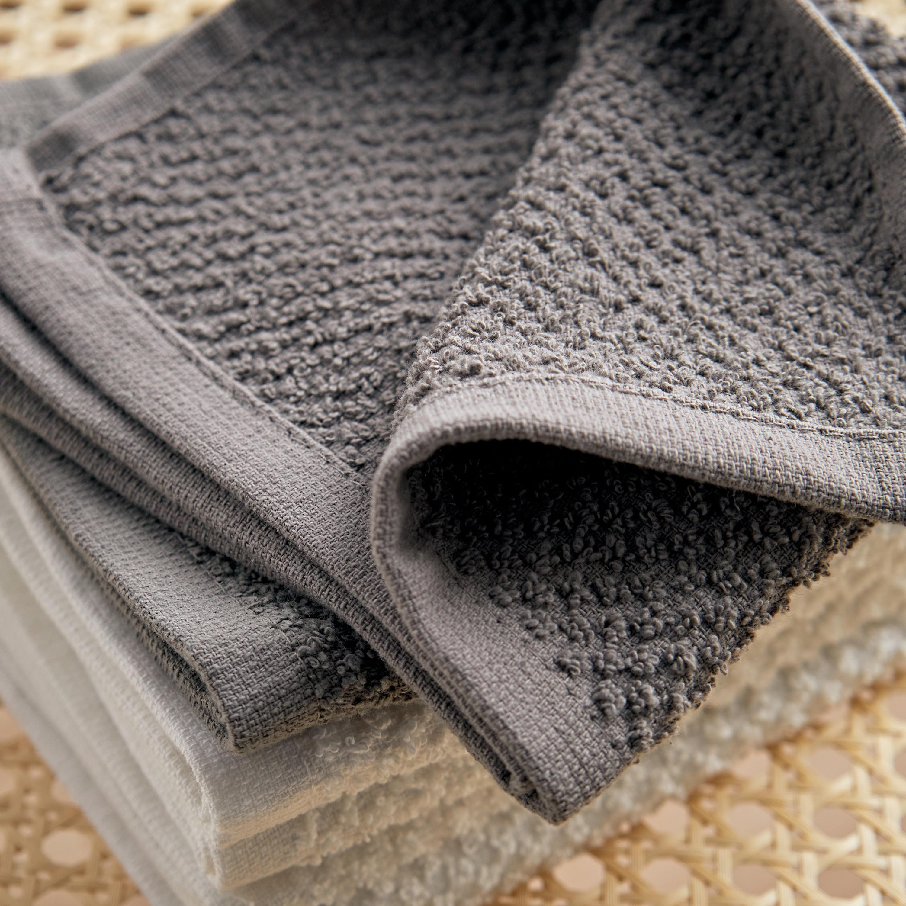 Day to Day 8-Piece Face Towel Set - 30x30 cm-household-bathandlaundry-bathlinen-towels-image-2