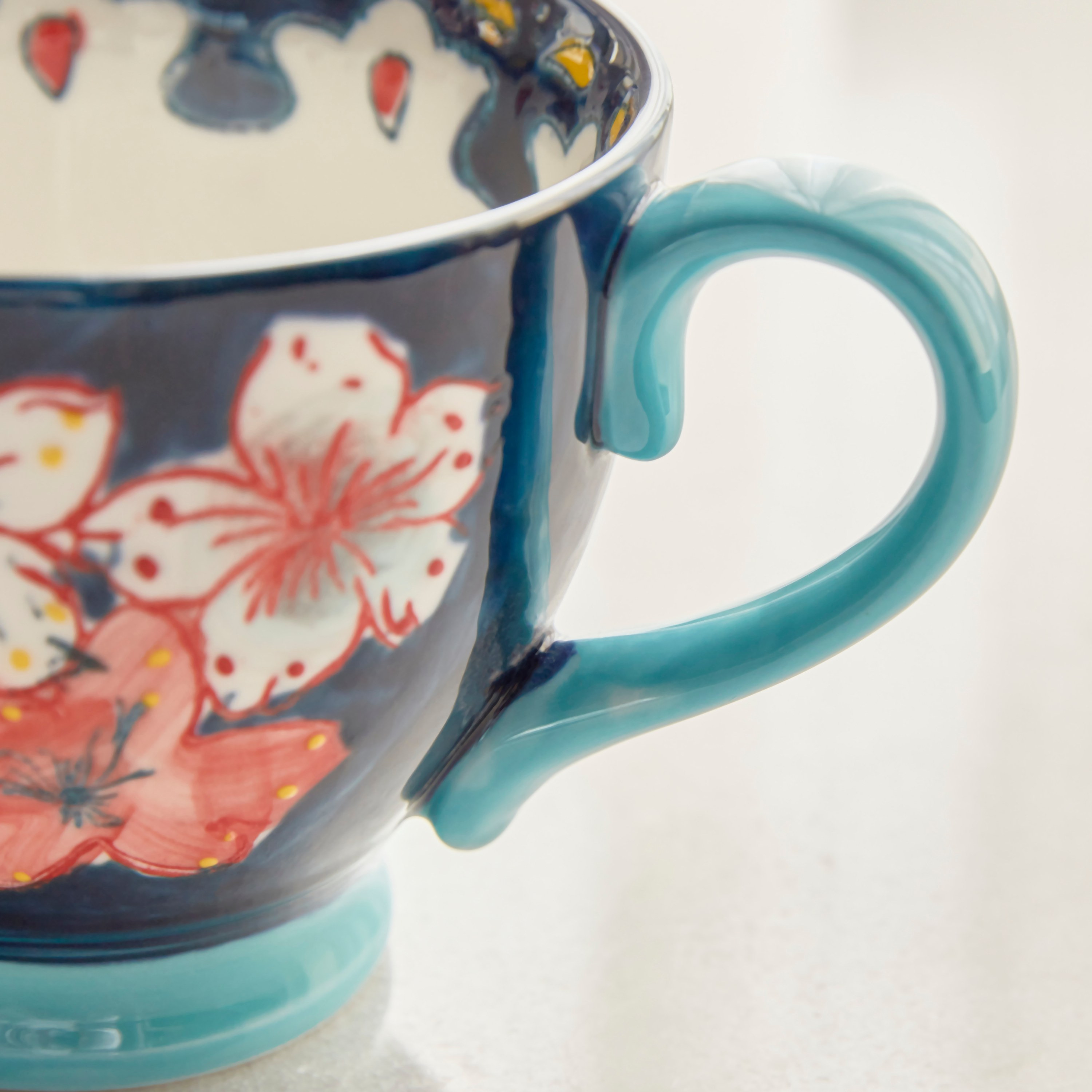 Artful Bloom Stoneware Mug - 500 ml-household-dining-teaandcoffee-mugsandcups-image-4