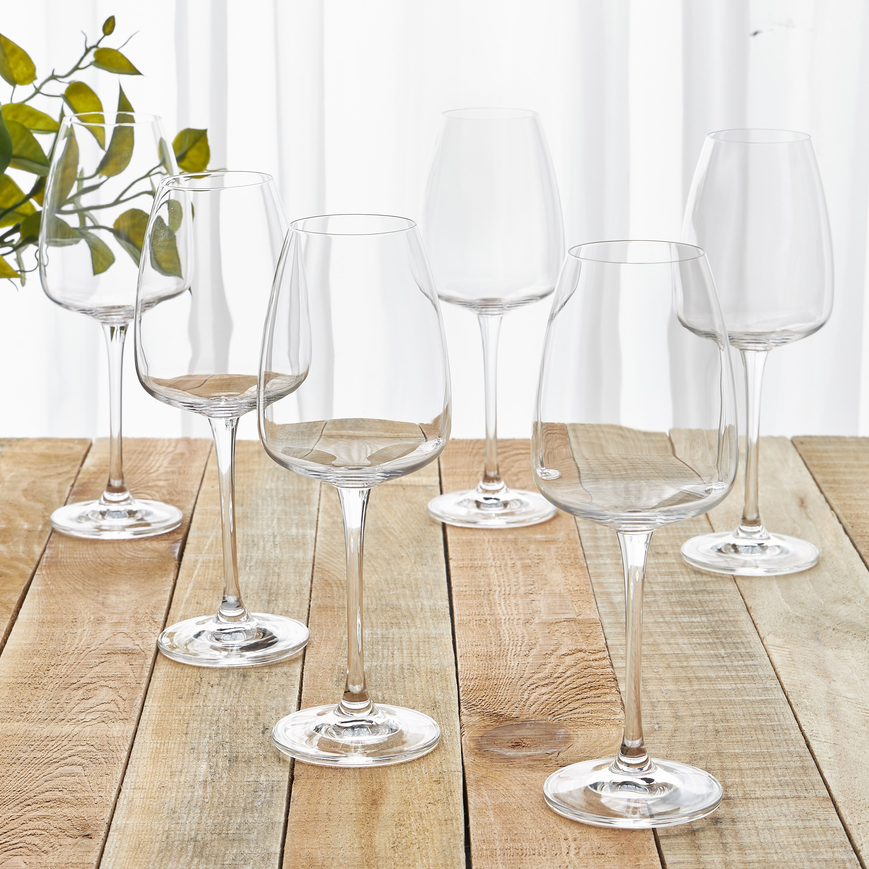 Anser 6-Piece Stem Glass Set - 440 ml-household-dining-glassware-stemware-image-1