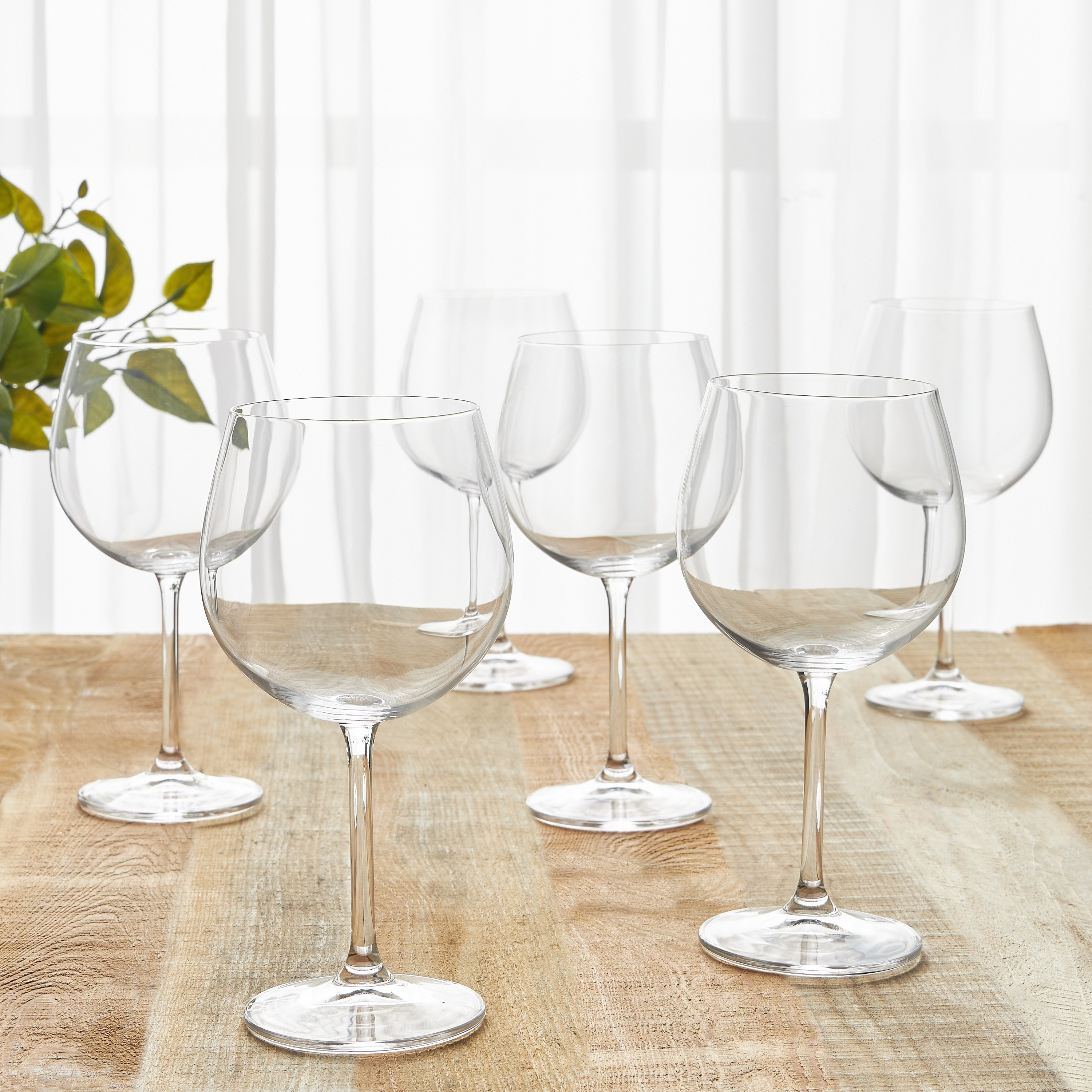 Colibri 6-Piece Goblet Glass Set - 570 ml-household-dining-glassware-stemware-image-1