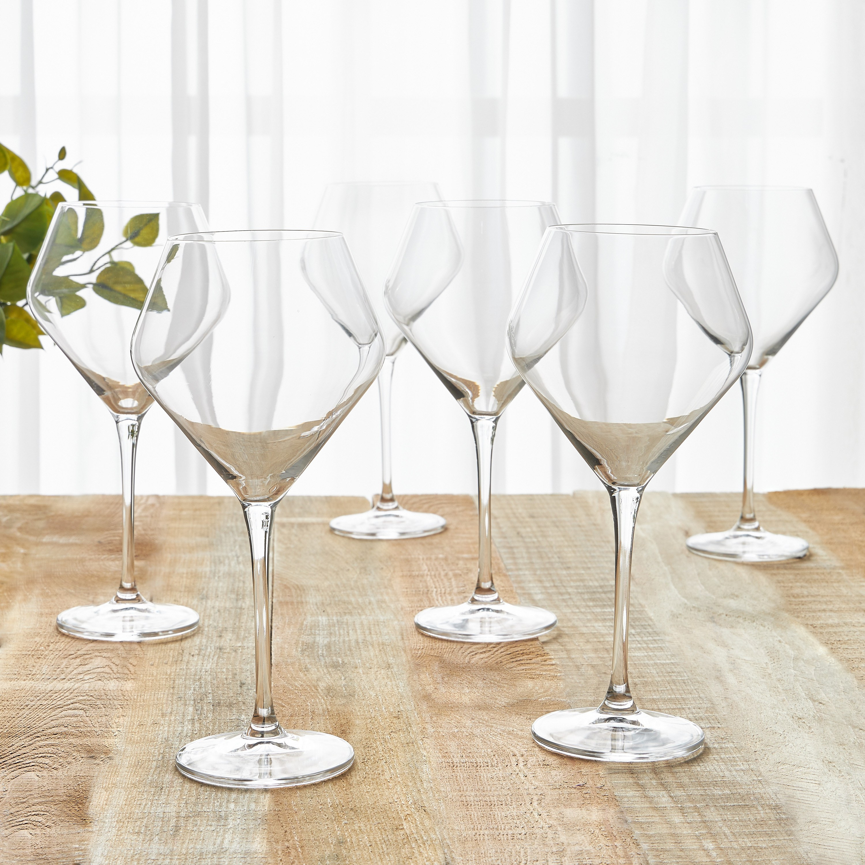طقم كاسات طويلة 6 قطع - لوكسيا - 610 مل-household-dining-glassware-stemware-image-1