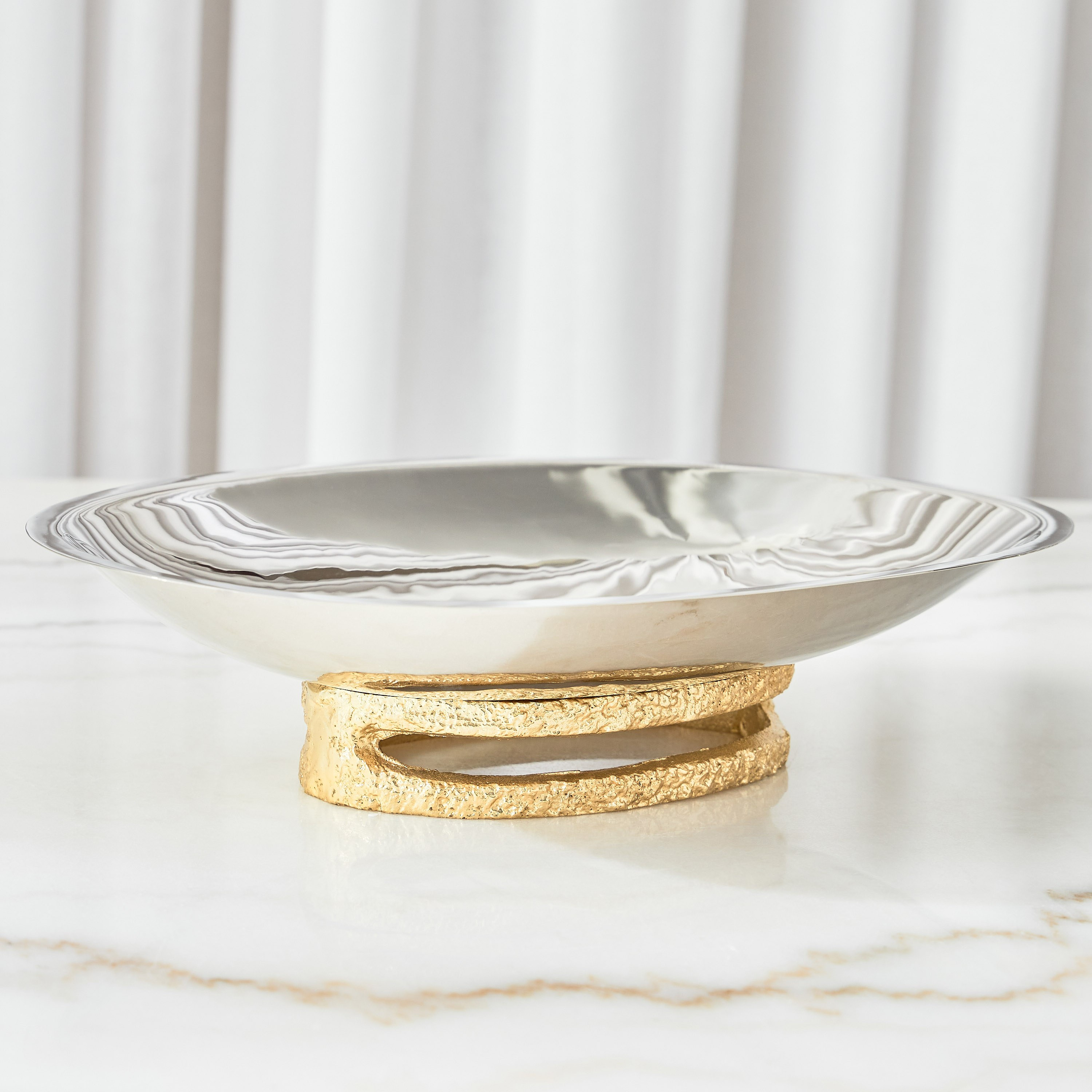 وعاء ديكور معدني - بيجو-household-decor-vasesandbowls-image-3