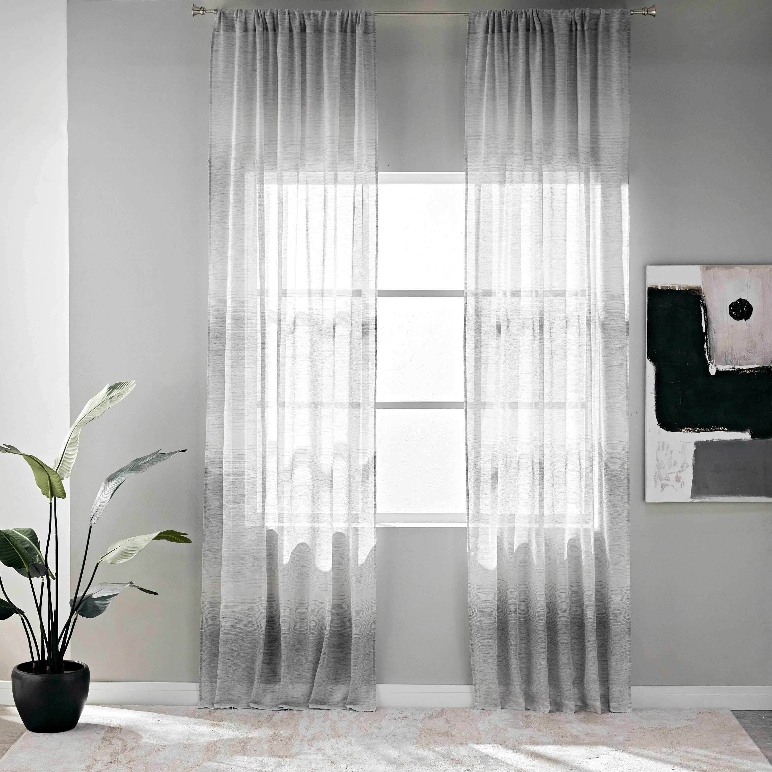 ستارة شفافة - كليوبوري - 140x300 سم-household-windows-curtains-image-1