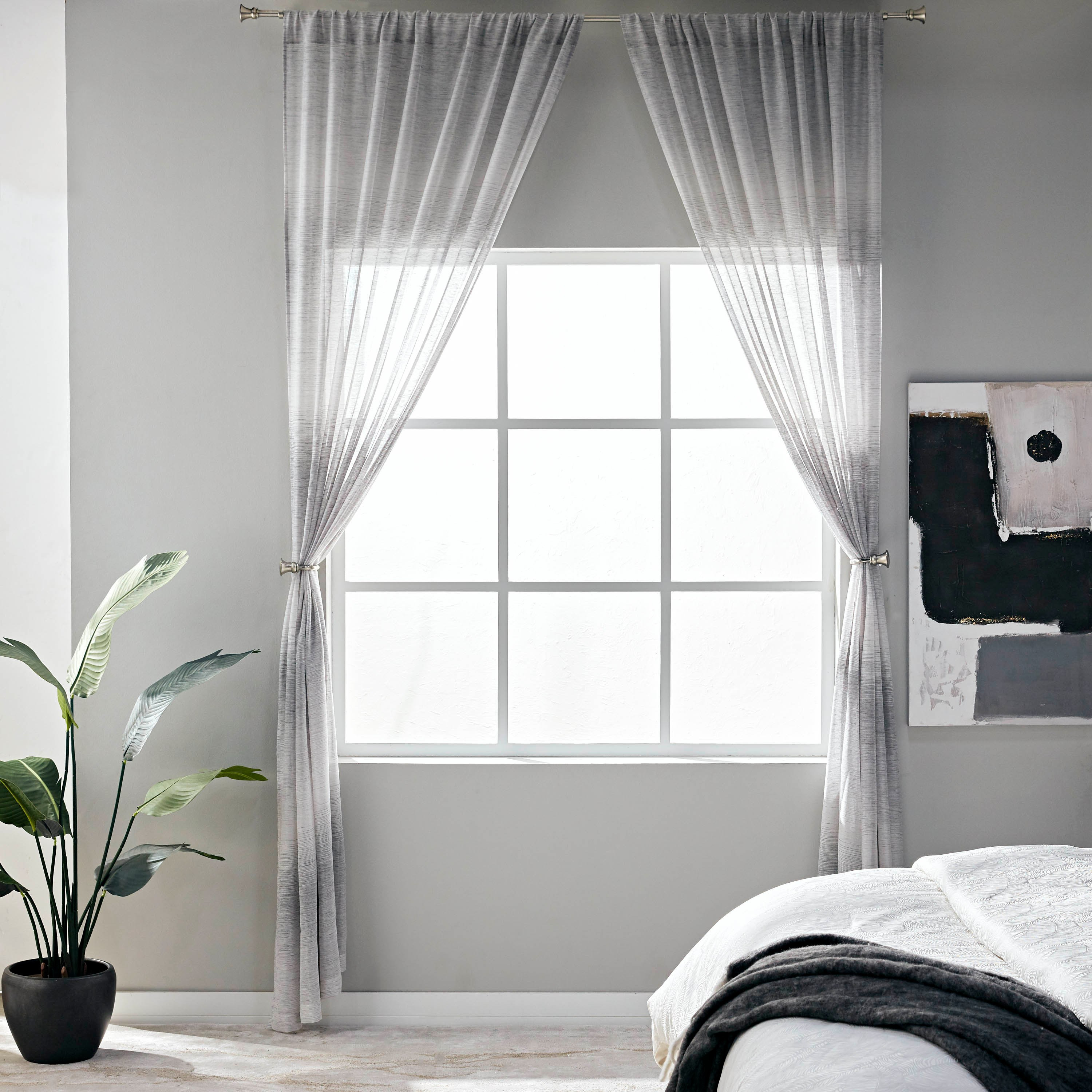 ستارة شفافة - كليوبوري - 140x300 سم-household-windows-curtains-image-4