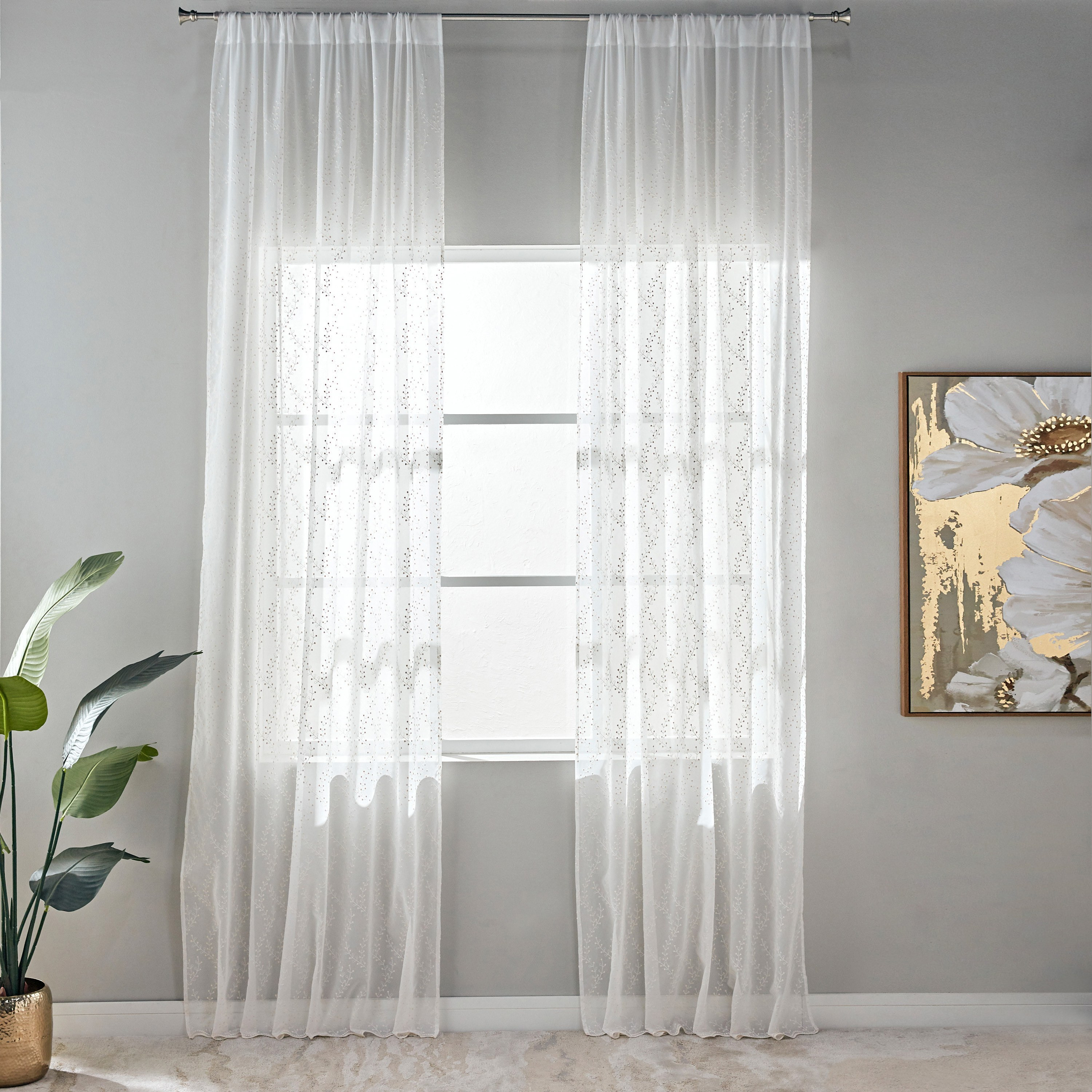 Ivy Curtain - 300 cm-household-windows-curtains-image-1
