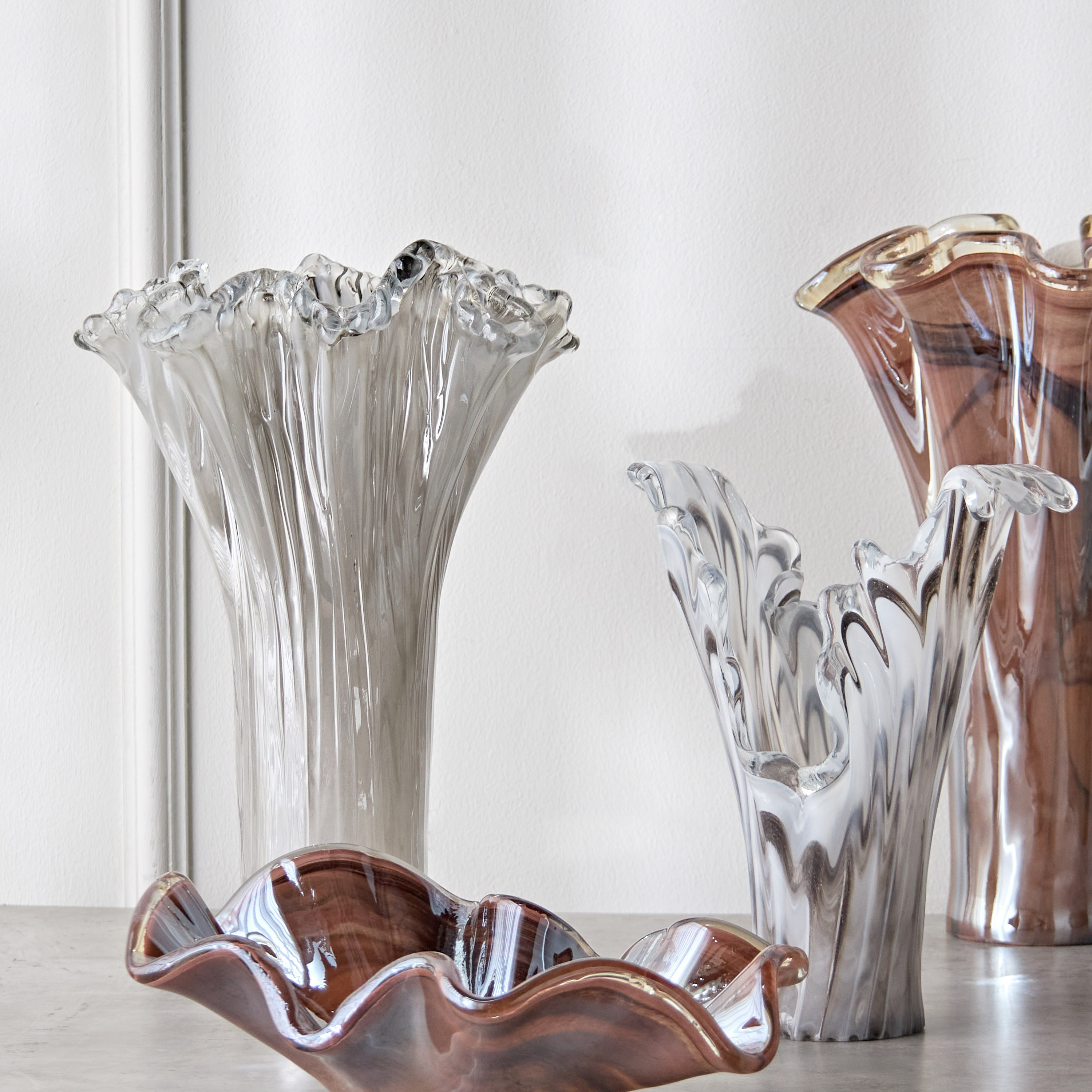 Flora Mille Glass Vase - 42 cm-household-decor-vasesandbowls-image-3