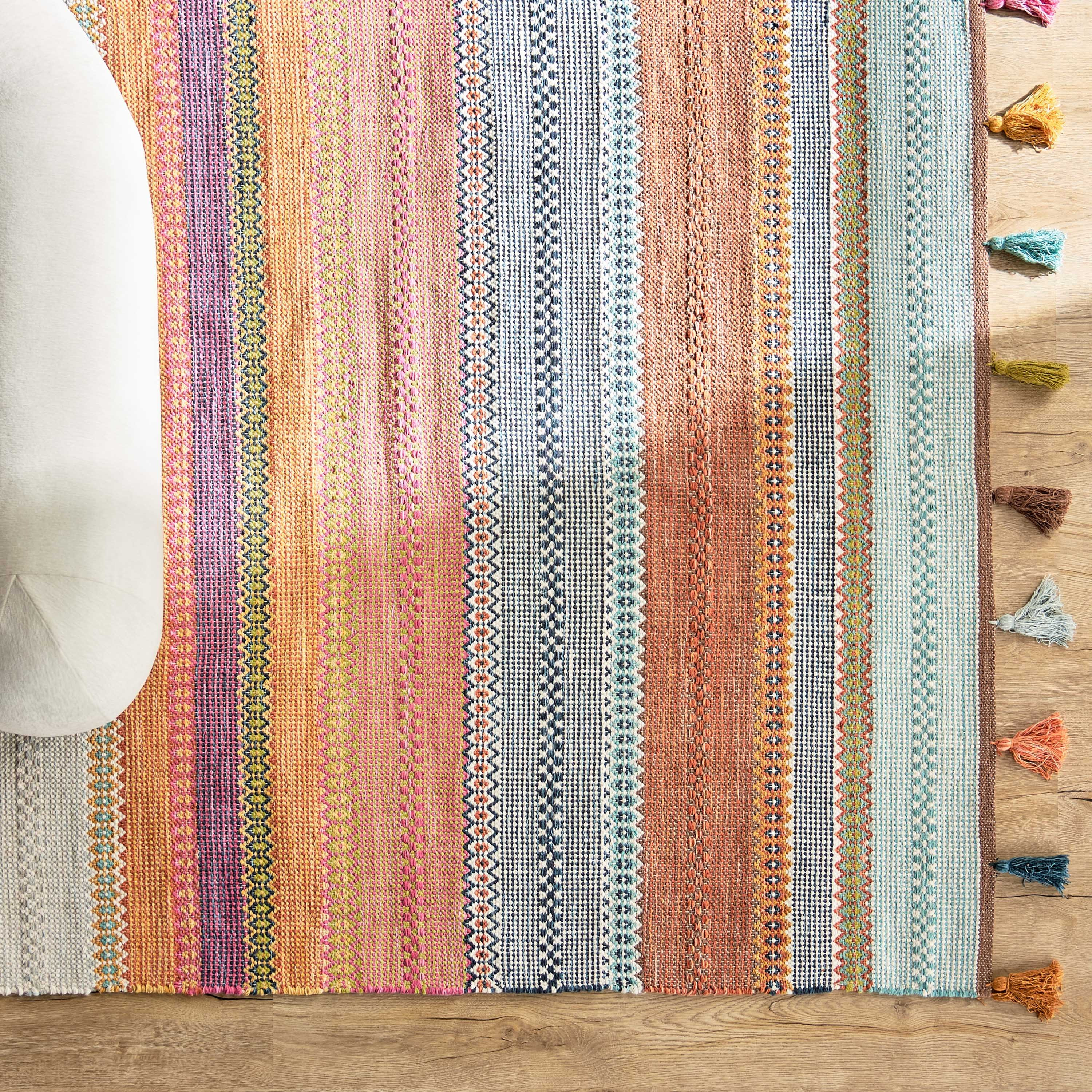 سجادة مخططة - برايت - 160 × 230 سم-household-rugsandcarpets-rugs-image-1