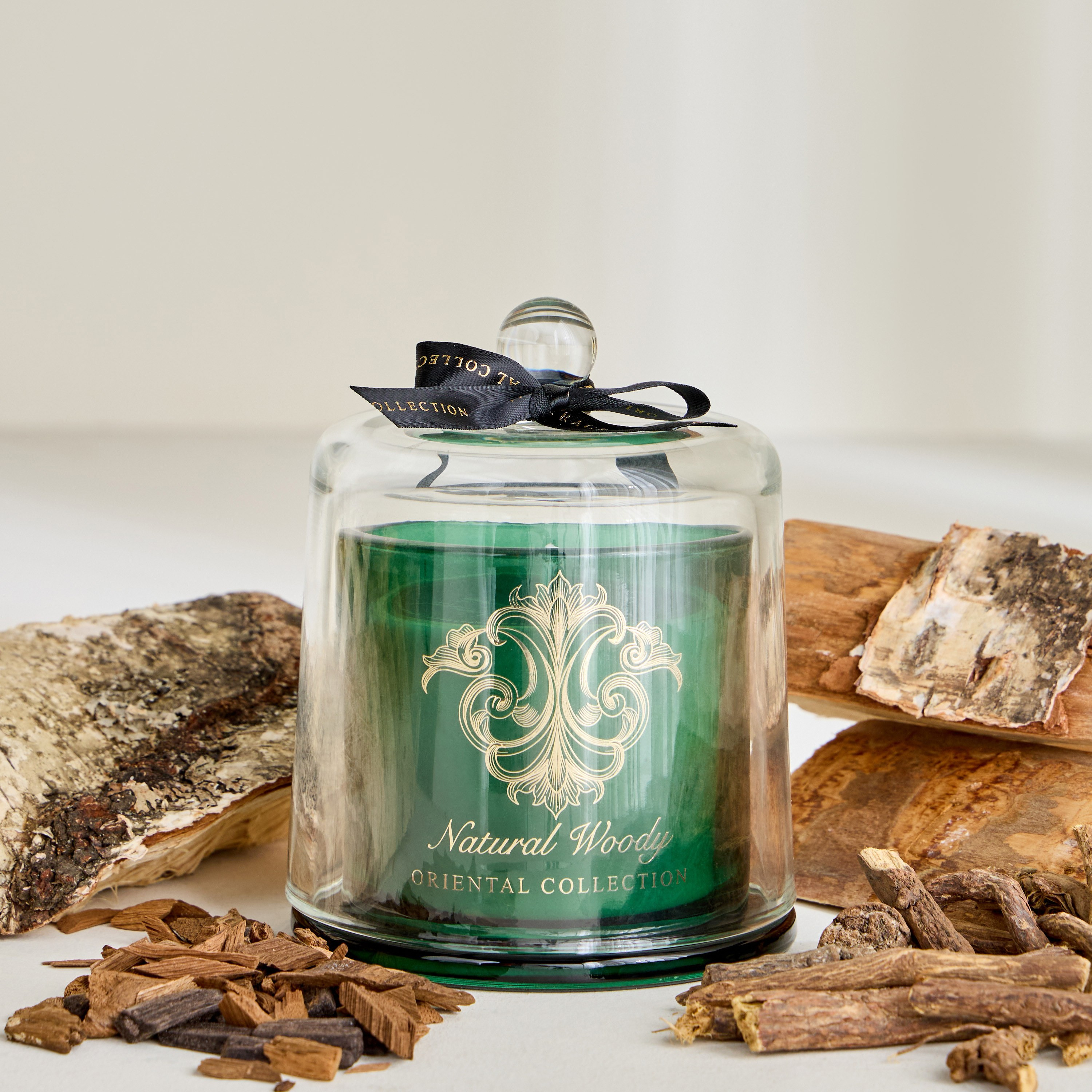Oriental Natural Woody Scented Jar Candle