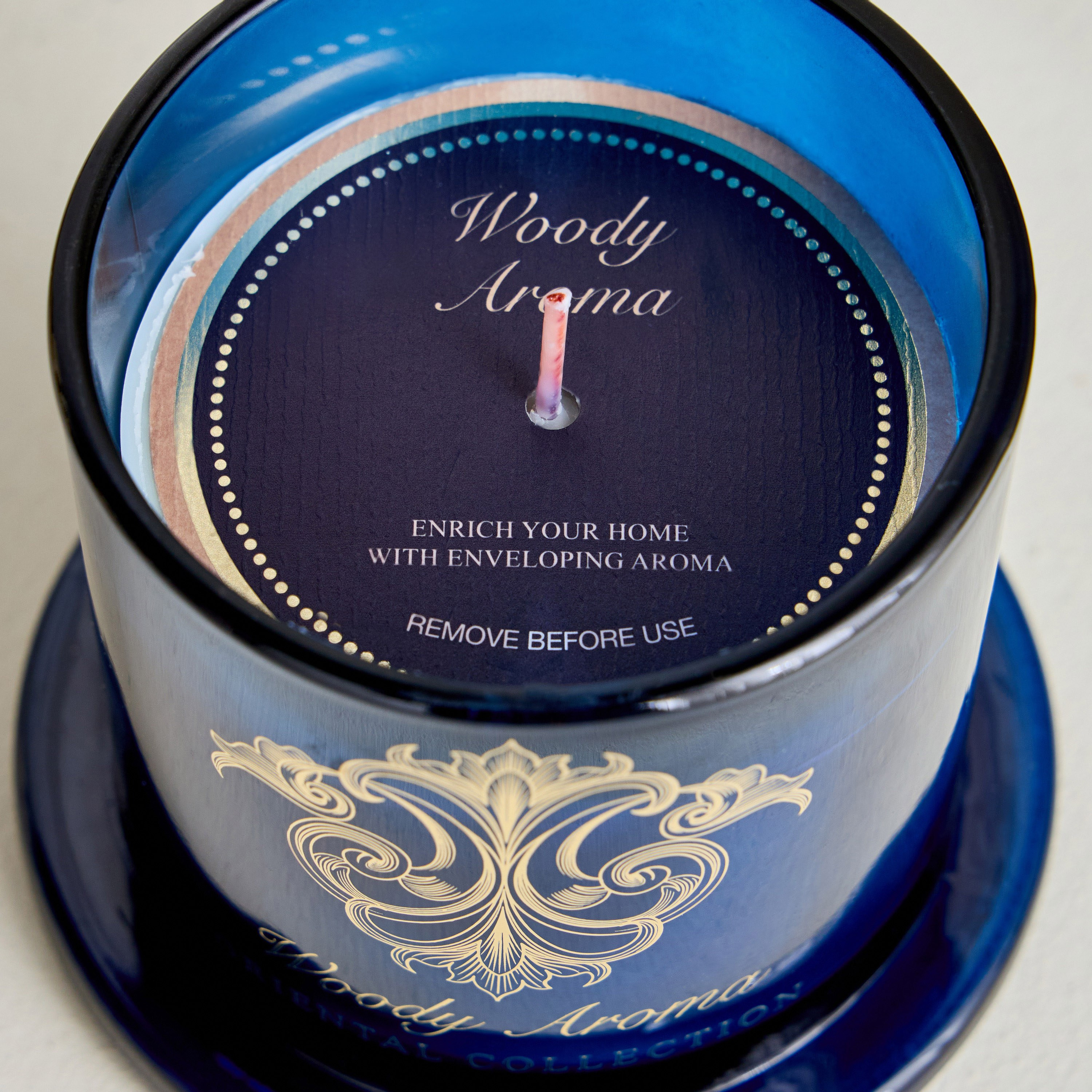 Oriental Woody Aroma Scented Jar Candle - 20 h-household-homefragrance-candles-image-3