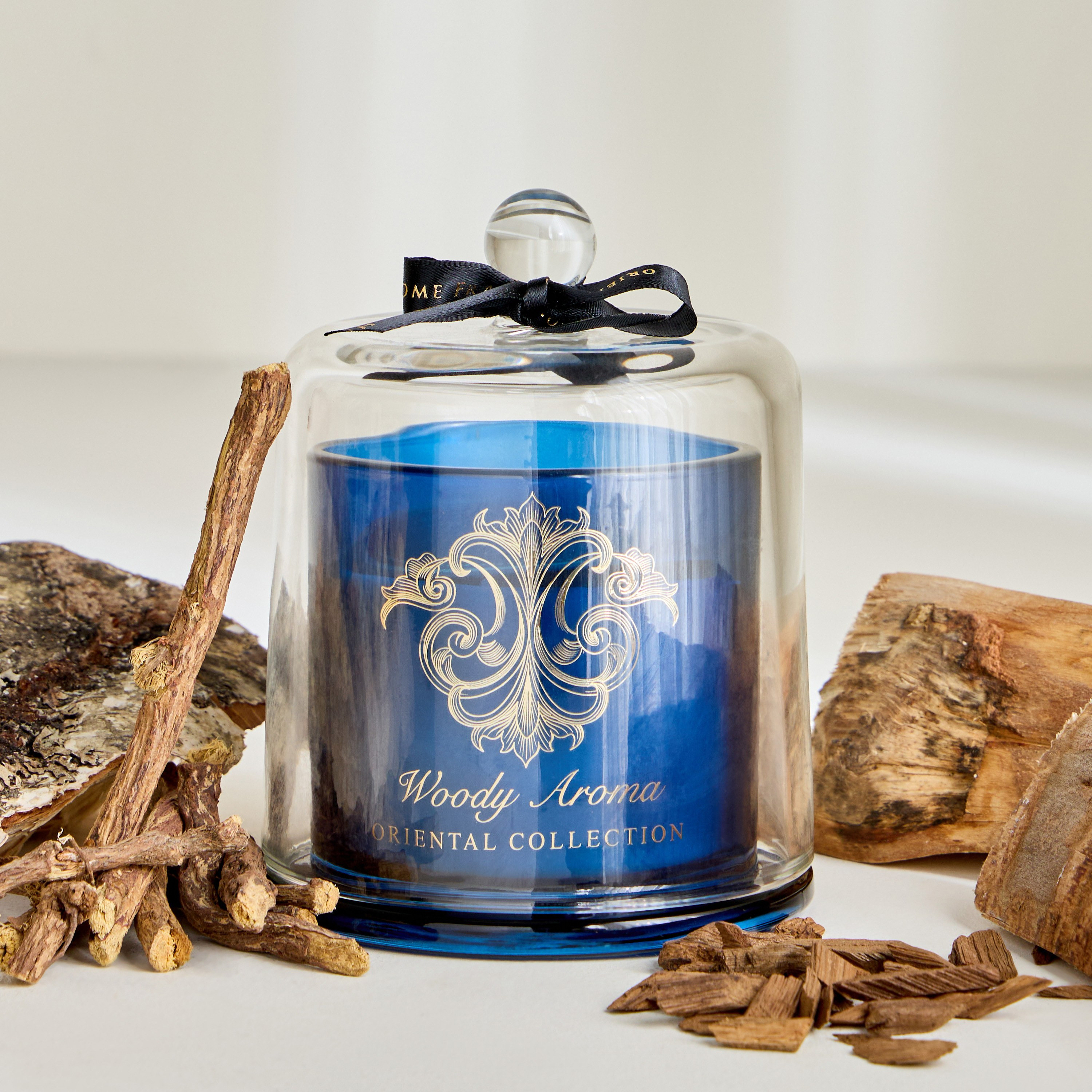 Oriental Woody Aroma Scented Jar Candle - 30 h-household-homefragrance-candles-image-1