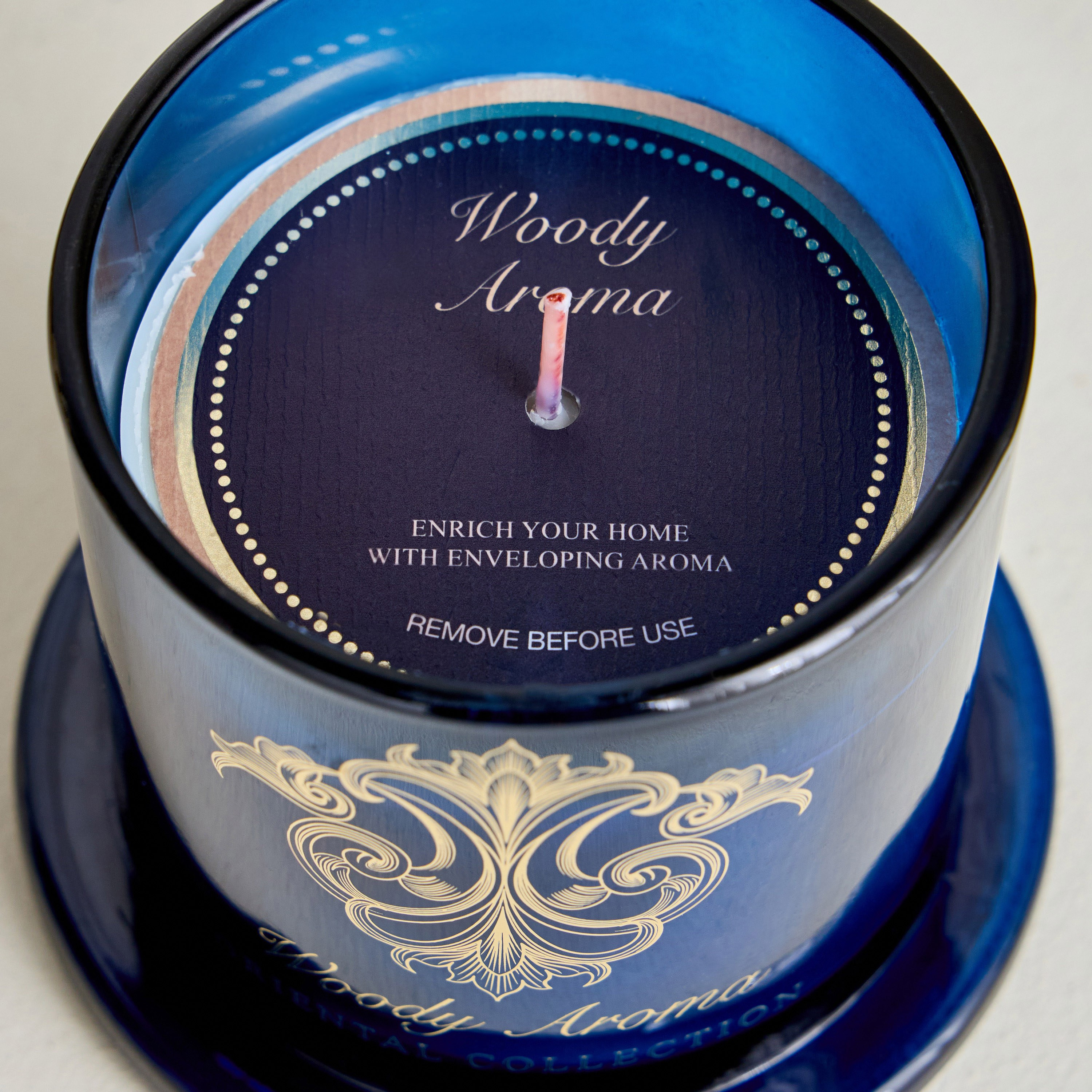 Oriental Woody Aroma Scented Jar Candle - 30 h-household-homefragrance-candles-image-3