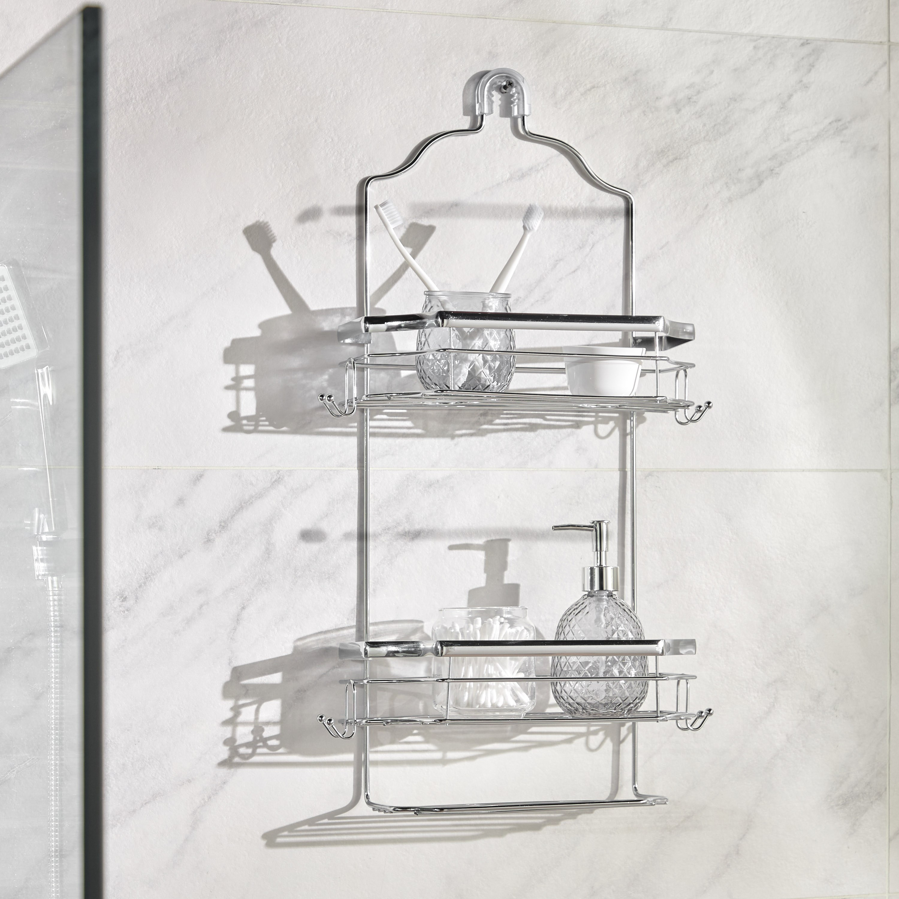 Shop Laguna 2-Tier Shower Caddy Online | Home Centre Qatar