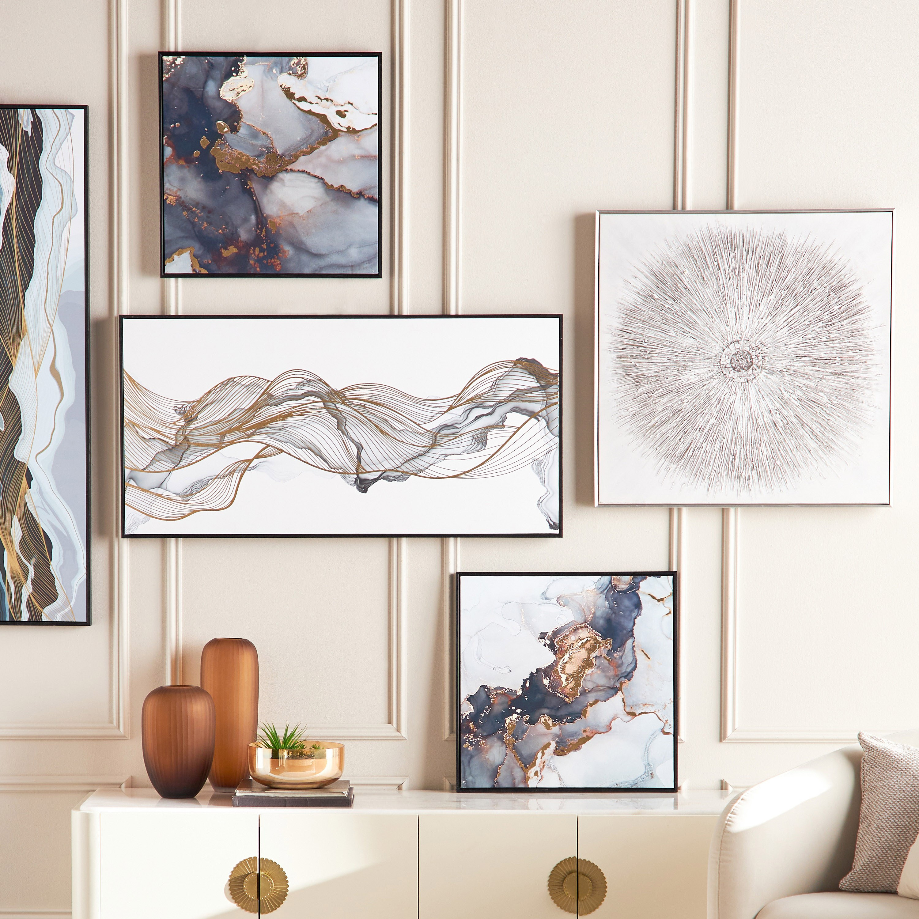 Minya Framed Canvas Wall Art - 120x60 cm-household-walldecorandmirrors-wallart-image-4