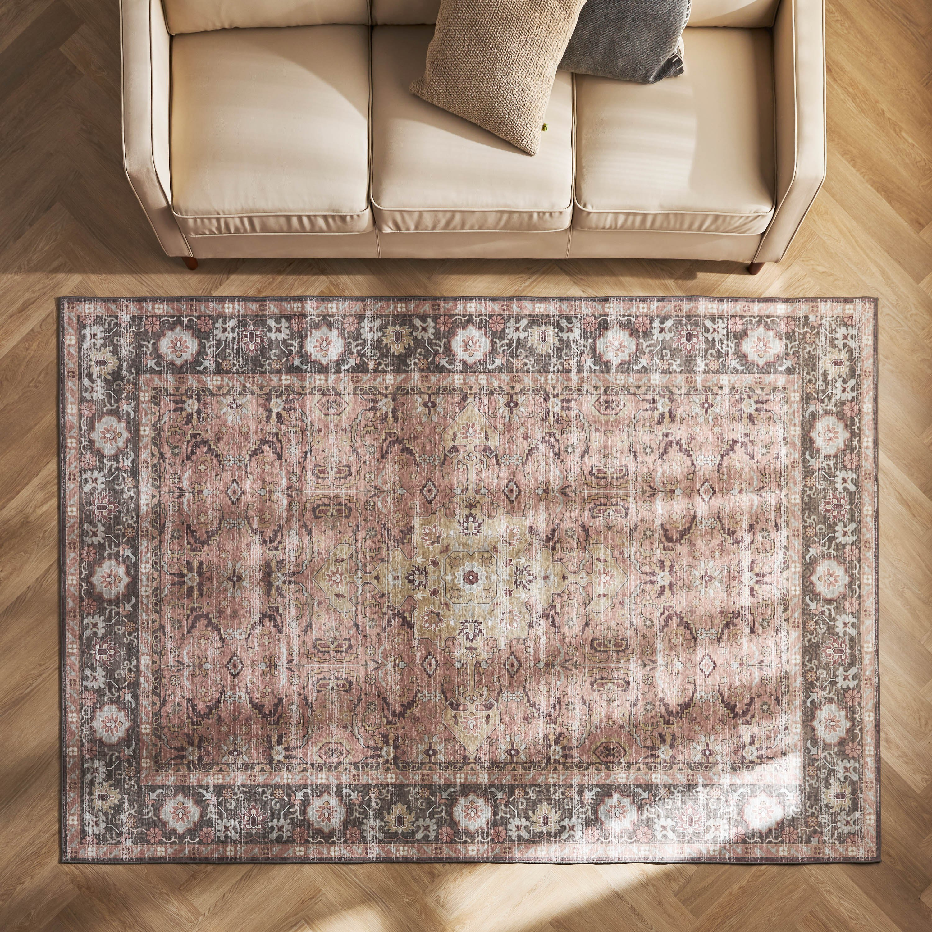 Suzzani Chenille Rug - 200x290 cm-household-rugsandcarpets-rugs-image-2