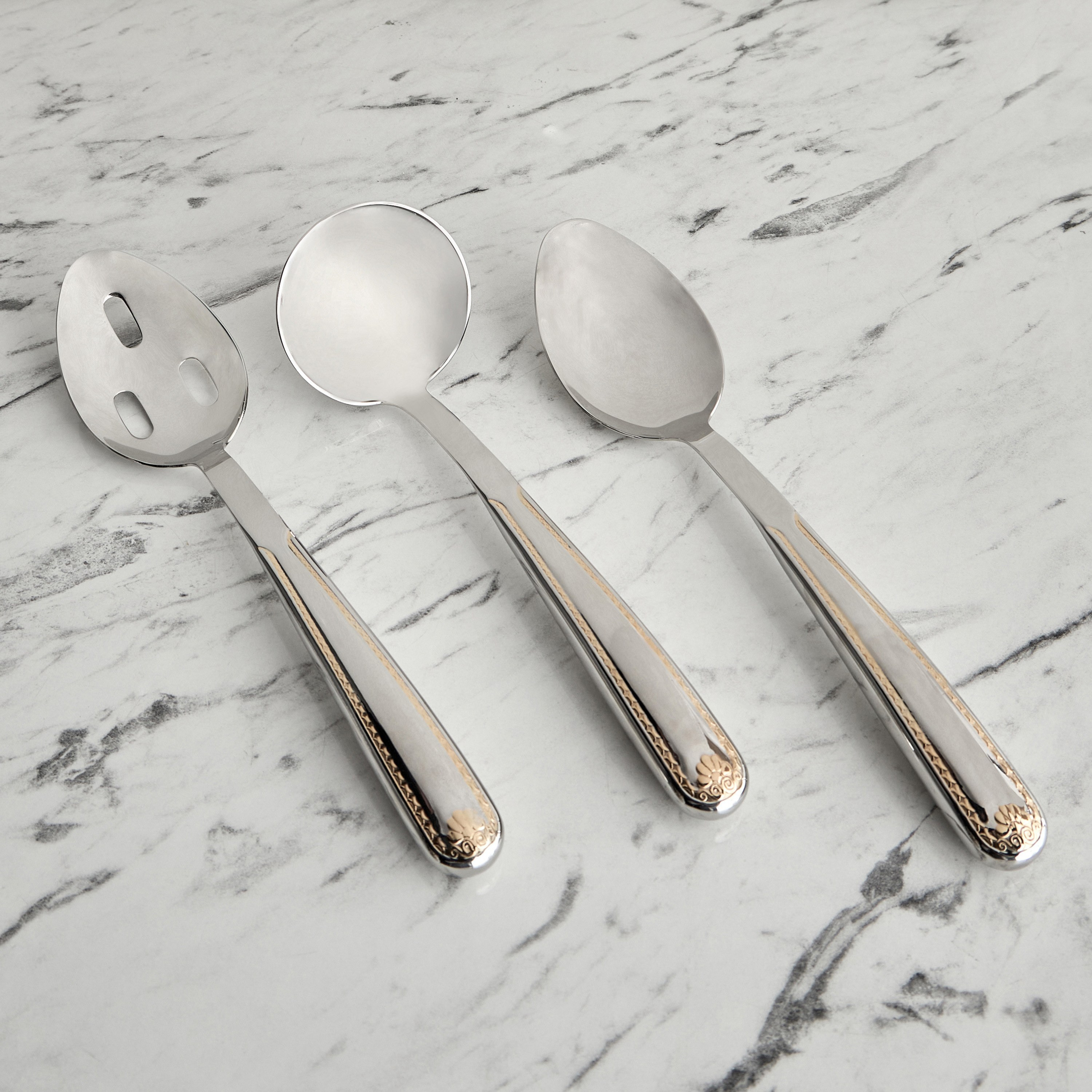 Amelia 6-Piece Serving Spoon Set with Stand-household-dining-cutlery-cutlerysets-image-2