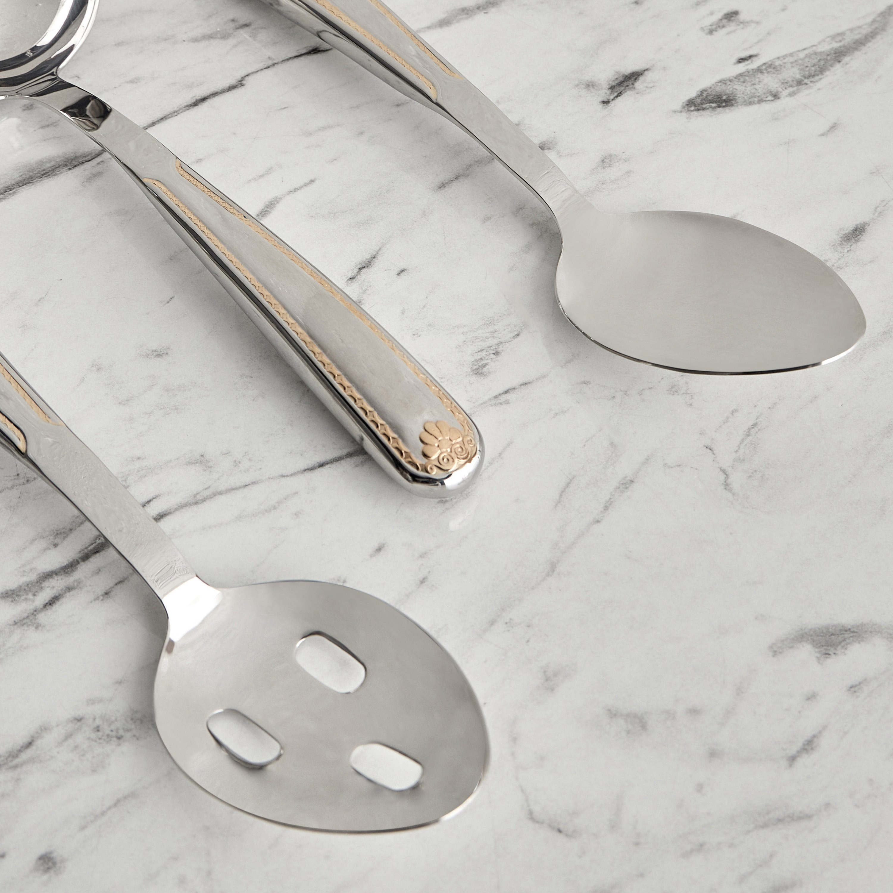 Amelia 6-Piece Serving Spoon Set with Stand-household-dining-cutlery-cutlerysets-image-3
