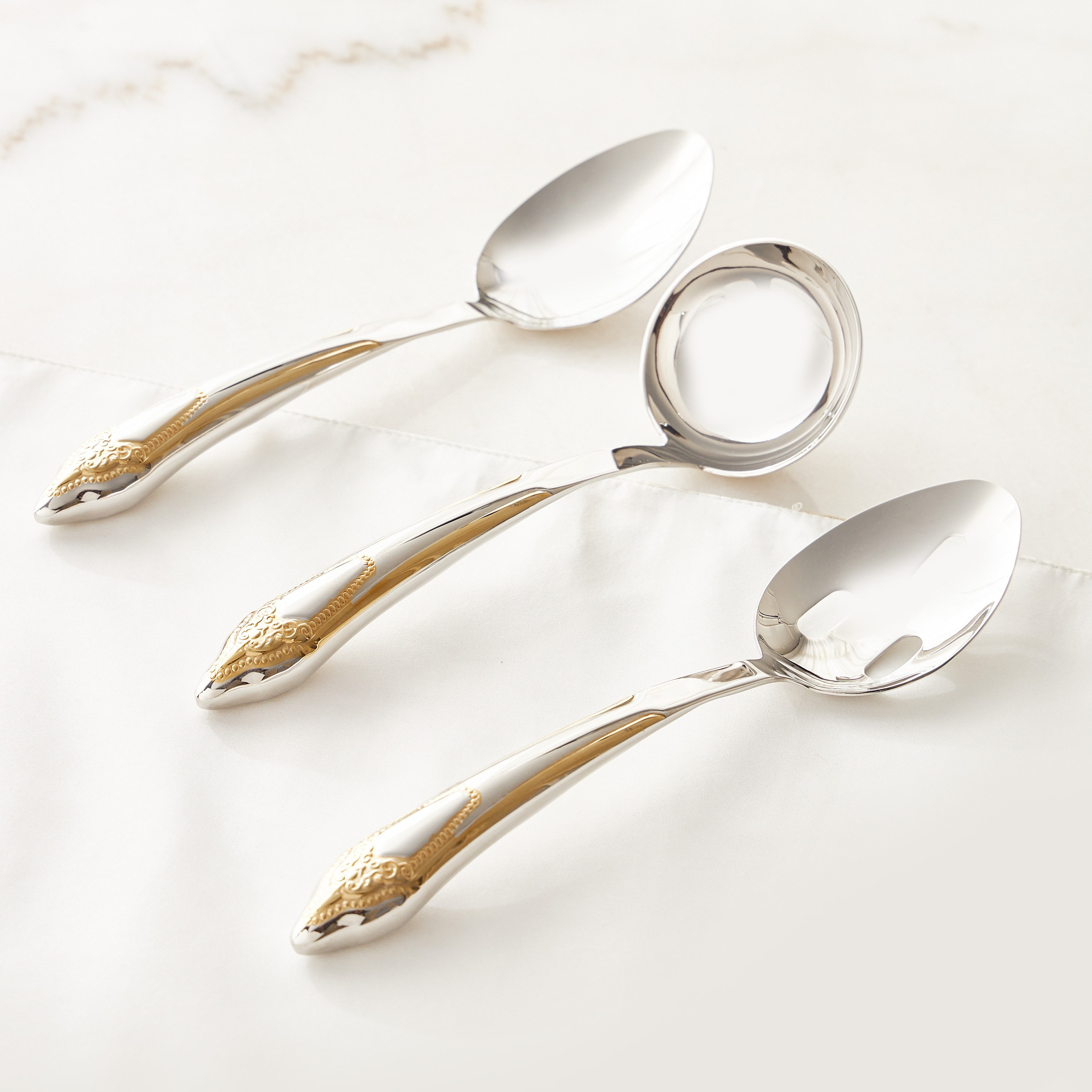 طقم ملاعق تقديم 6 قطع مع حامل - إزابيلا-household-dining-cutlery-cutlerysets-image-2