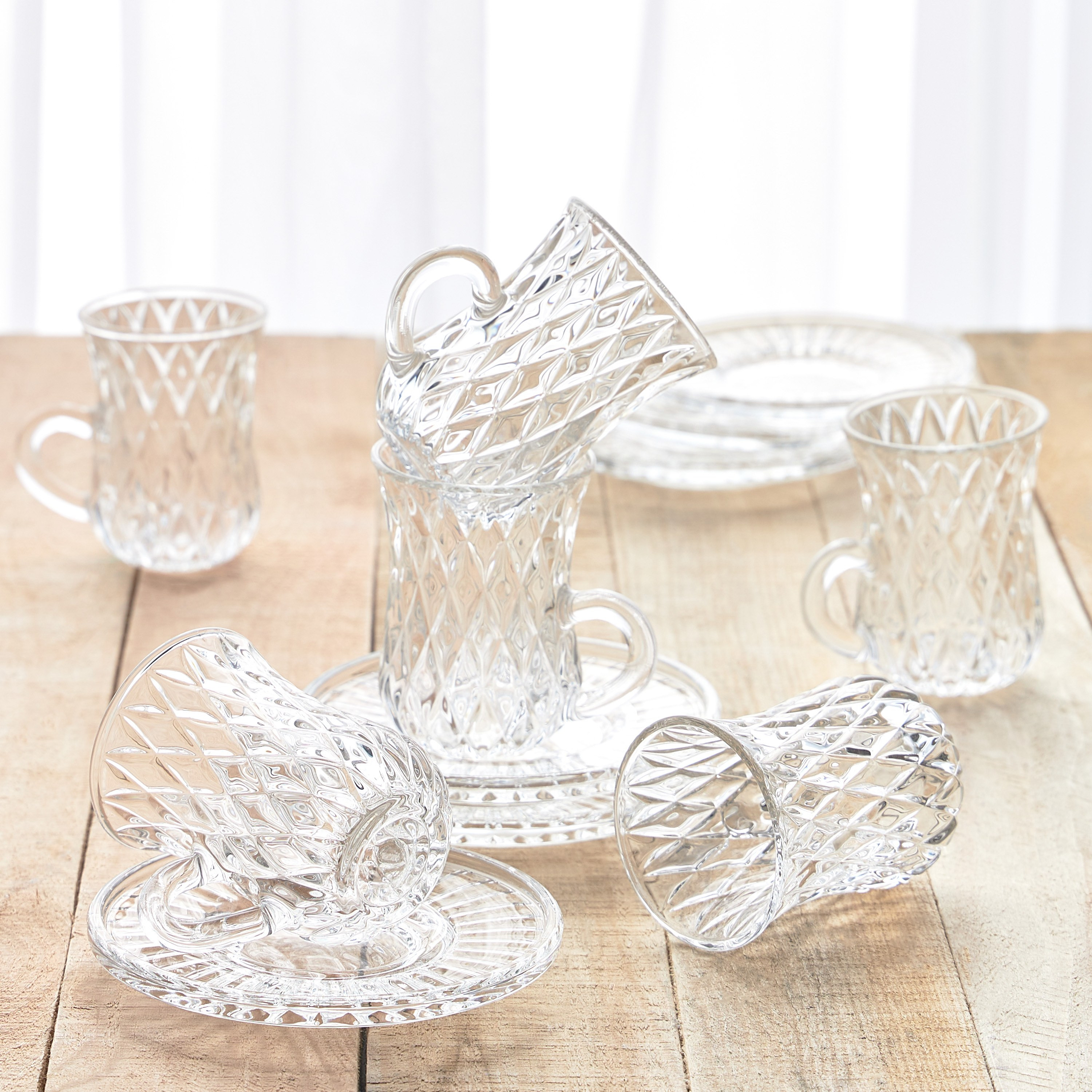 Malika 12-Piece Istikan Set - 190 ml, Serves 6-household-dining-teaandcoffee-teaandcoffeesets-image-2
