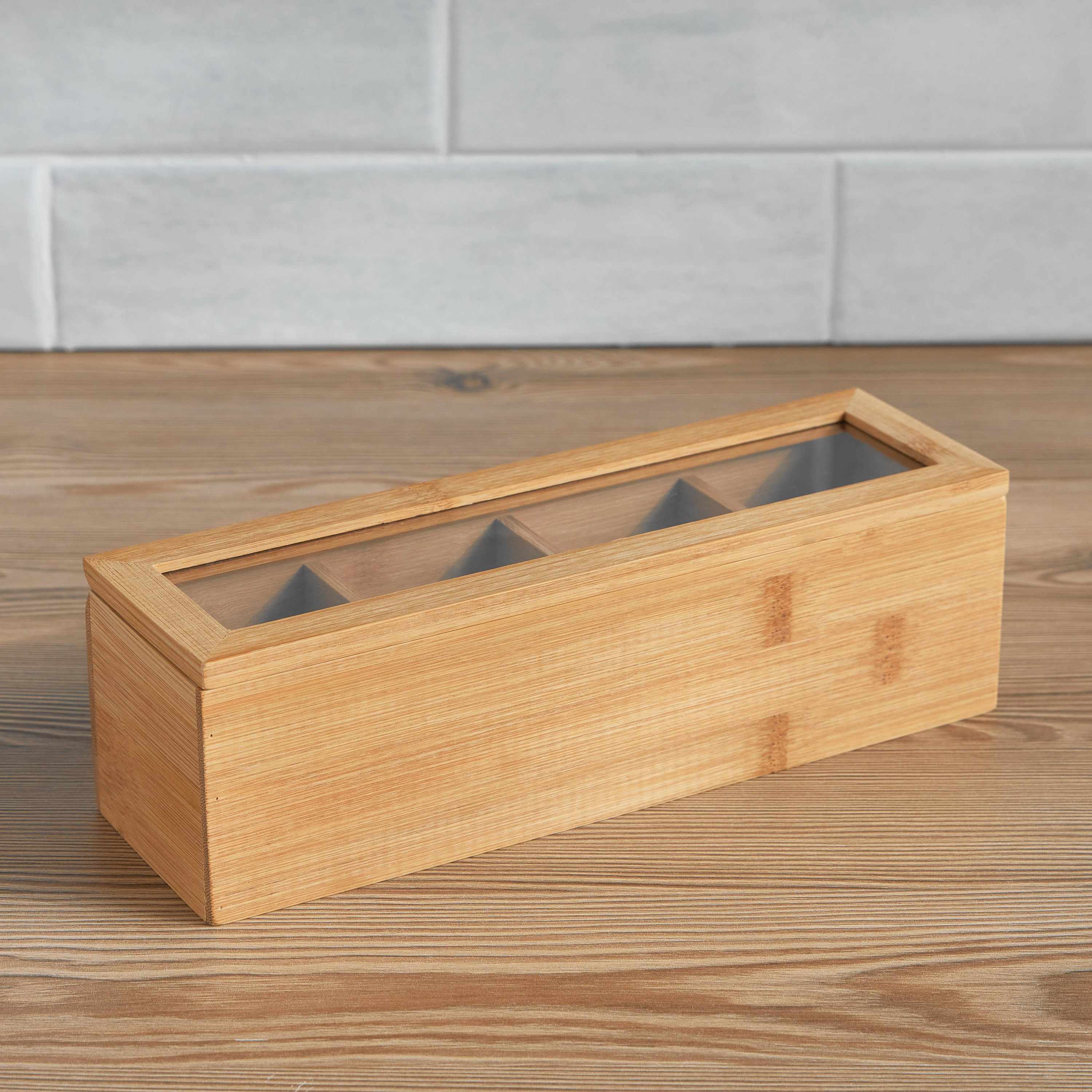 Boricha Bamboo Tea Bag Box