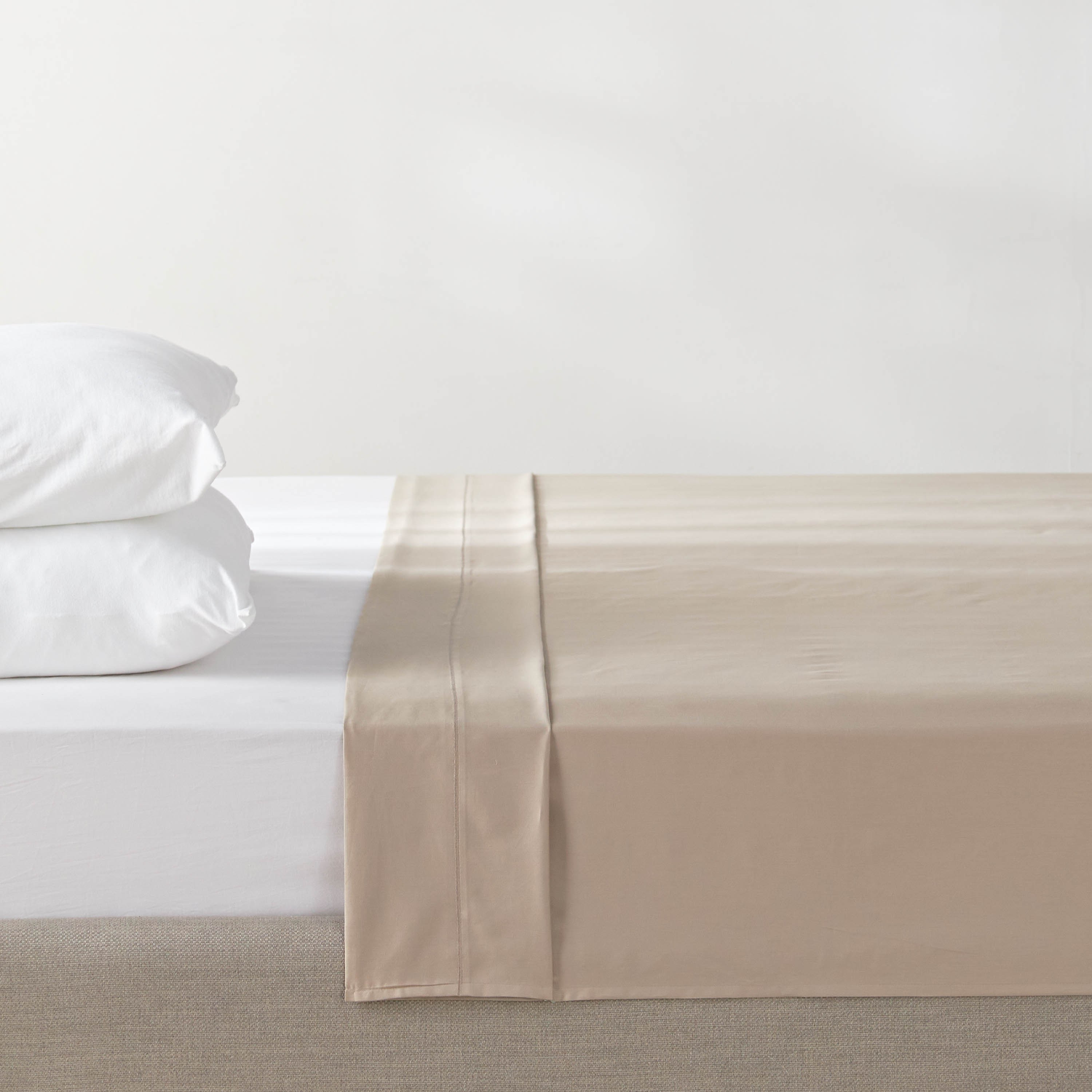 Aspen Cotton Bamboo Sateen 300 Thread Count Super King Flat Sheet - 260x270 cm-household-bedding-sheetsandpillowcases-flatsheets-image-1