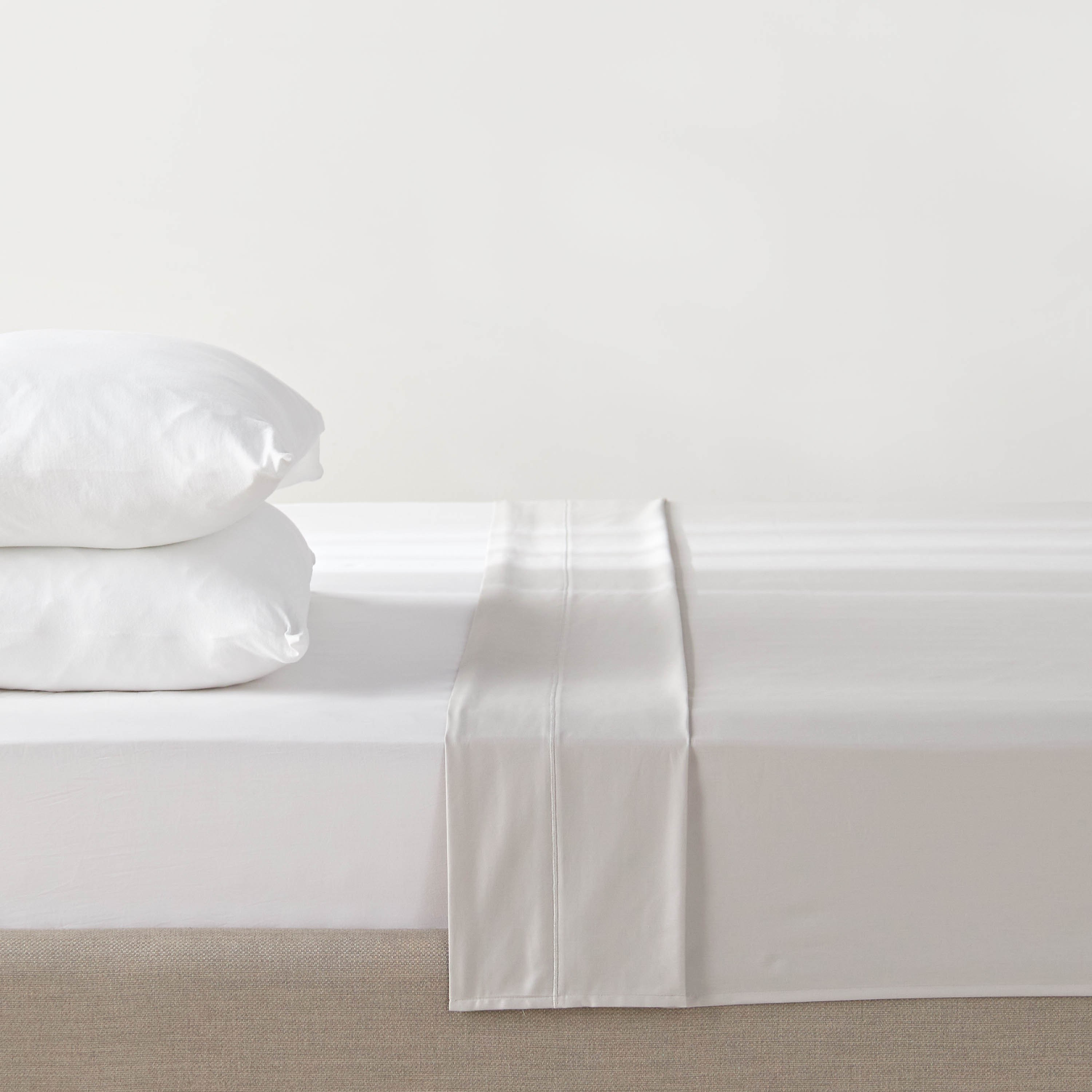 Aspen Cotton Bamboo Sateen 300 Thread Count Super King Flat Sheet - 260x270 cm-household-bedding-sheetsandpillowcases-flatsheets-image-1