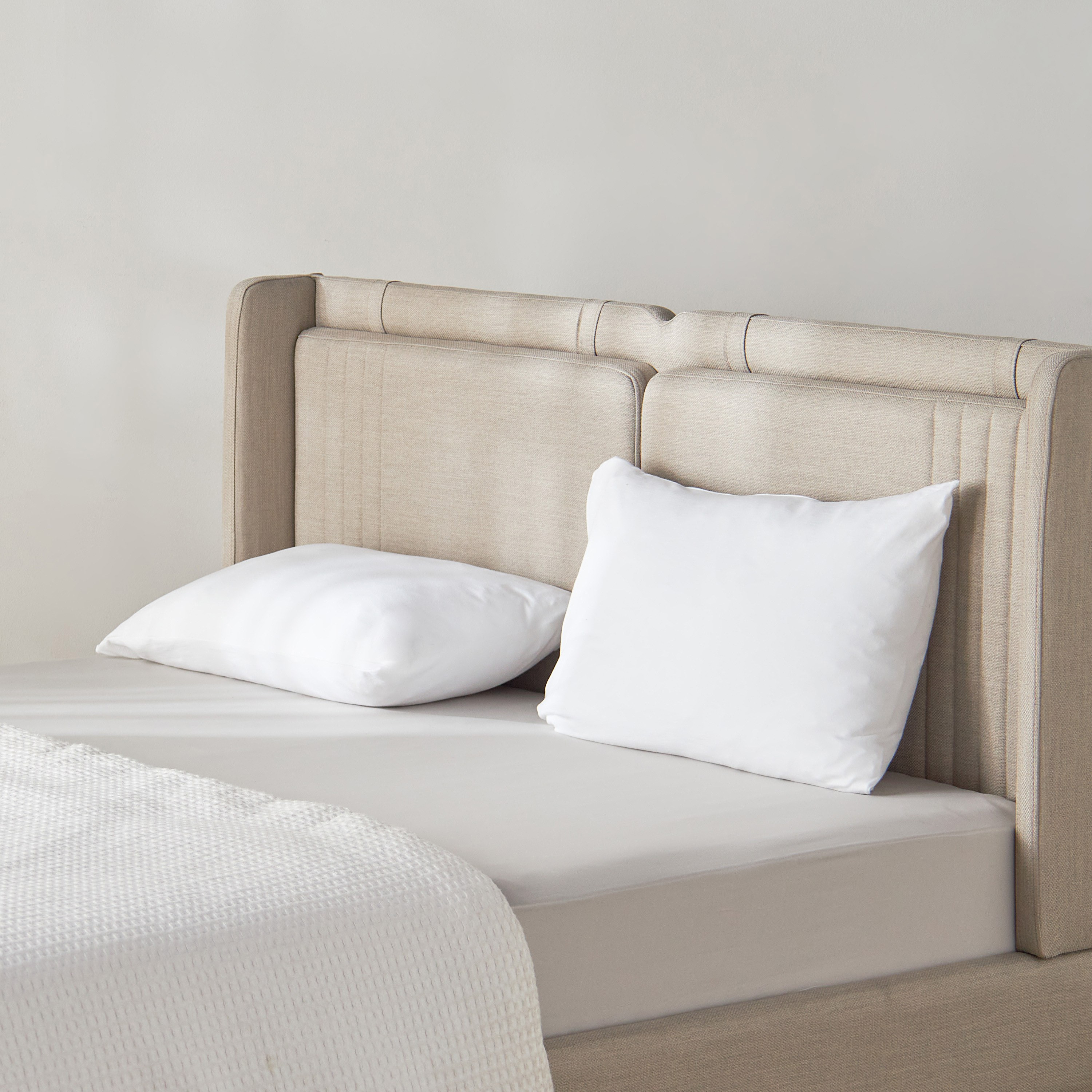 Aspen Cotton Bamboo Sateen 300 Thread Count King Fitted Sheet - 180x205 cm-household-bedding-sheetsandpillowcases-fittedsheets-image-3
