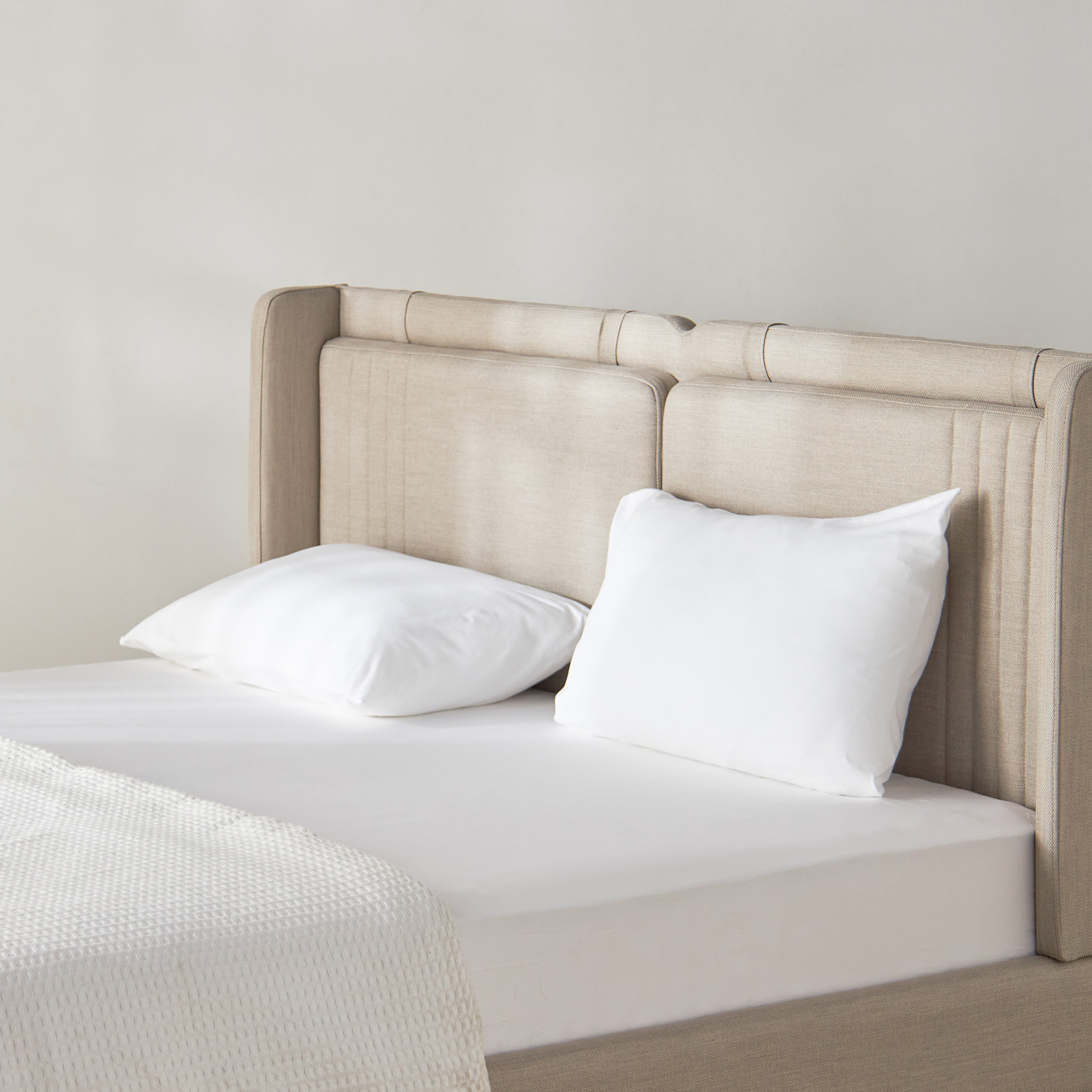Aspen Cotton Bamboo Sateen 300 Thread Count King Fitted Sheet - 180x205 cm-household-bedding-sheetsandpillowcases-fittedsheets-image-3