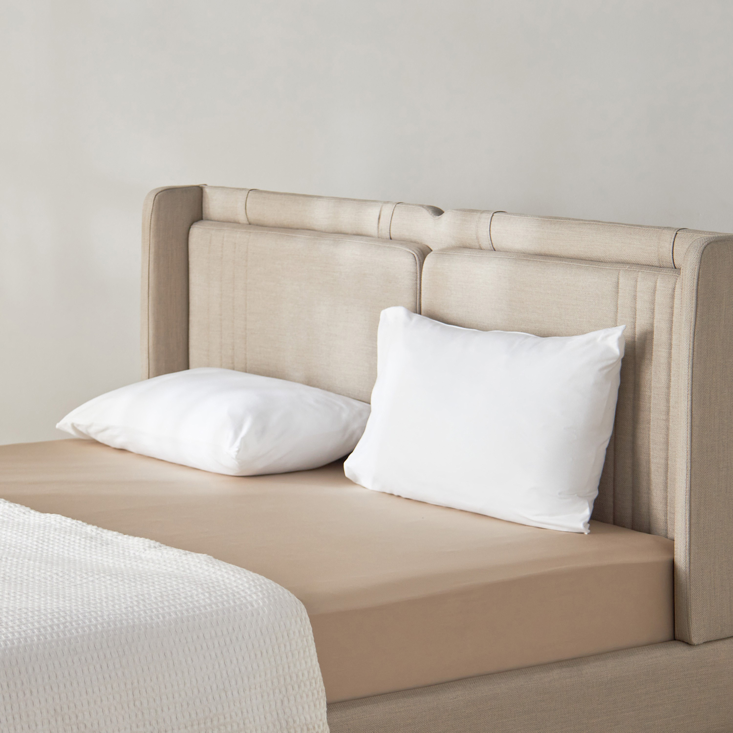Aspen Cotton Bamboo Sateen 300 Thread Count Queen Fitted Sheet - 160x200 cm-household-bedding-sheetsandpillowcases-fittedsheets-image-3