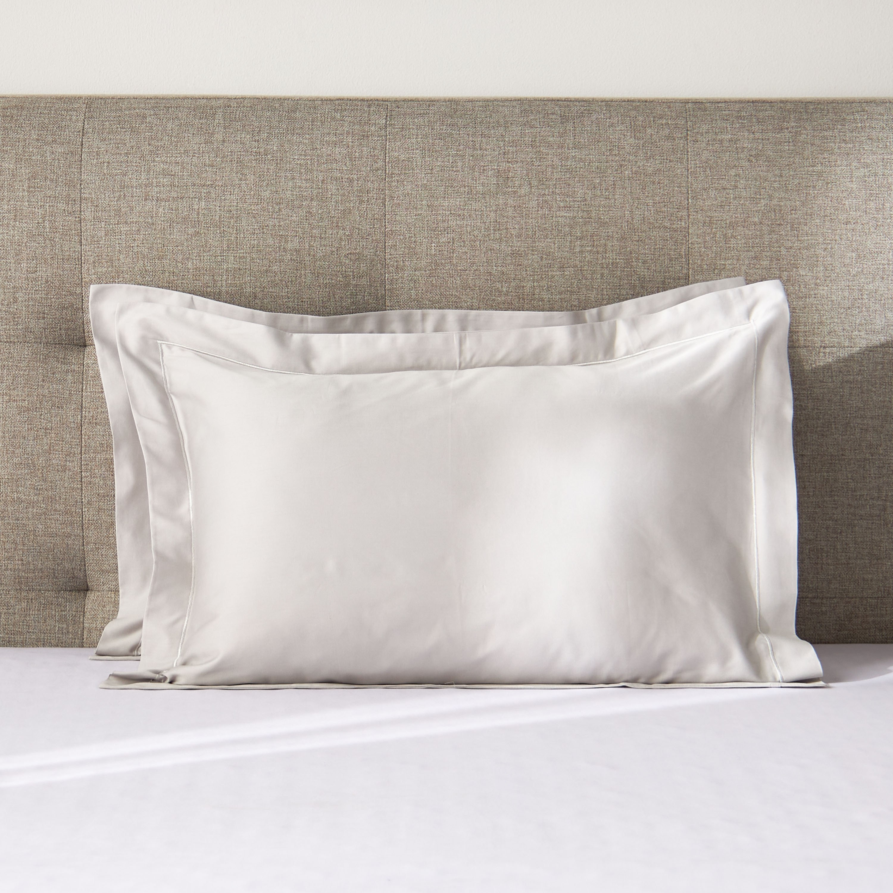 Aspen Cotton Bamboo Sateen 300 Thread Count 2-Piece Standard Pillowcase Set - 50x75 cm