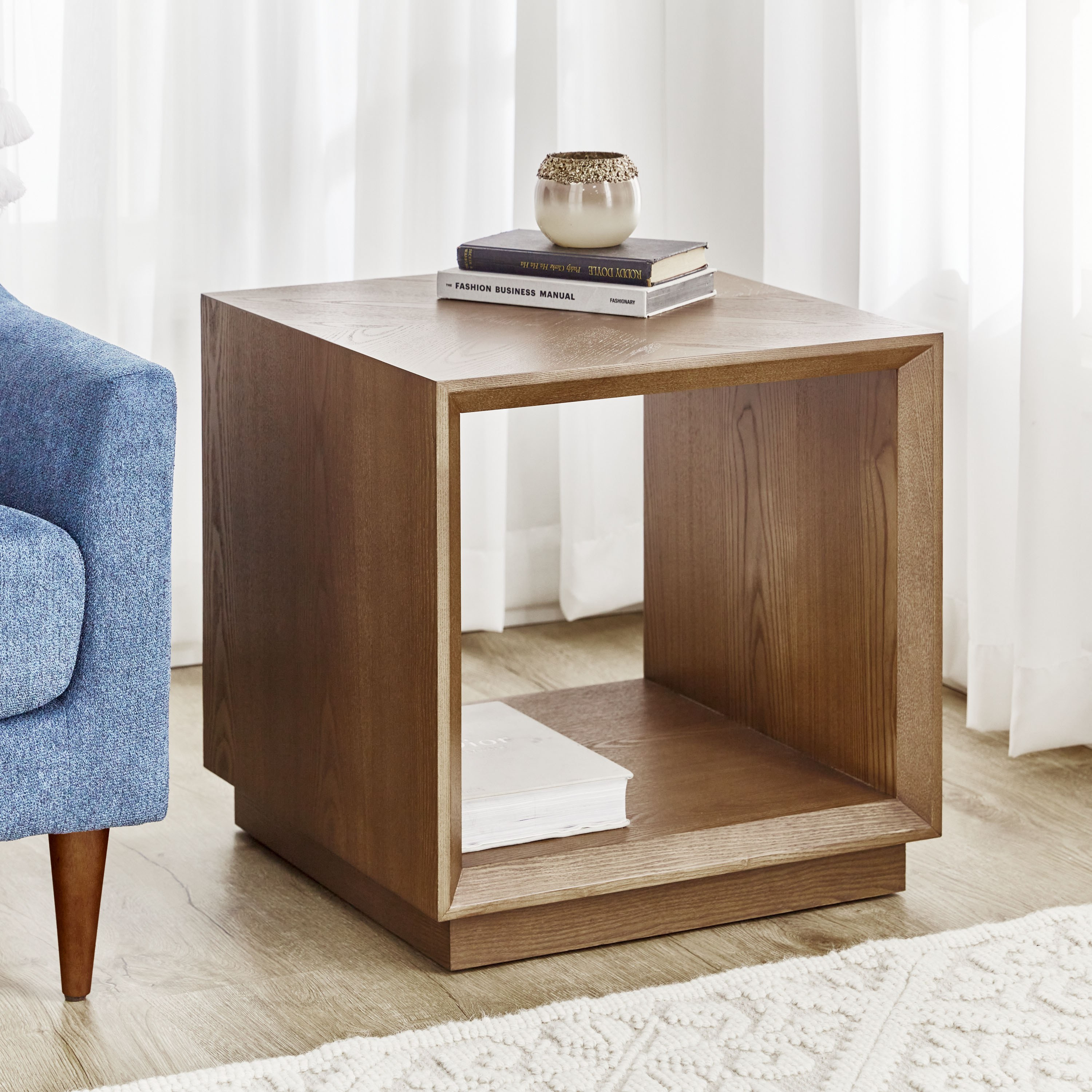 Sofa with deals side table