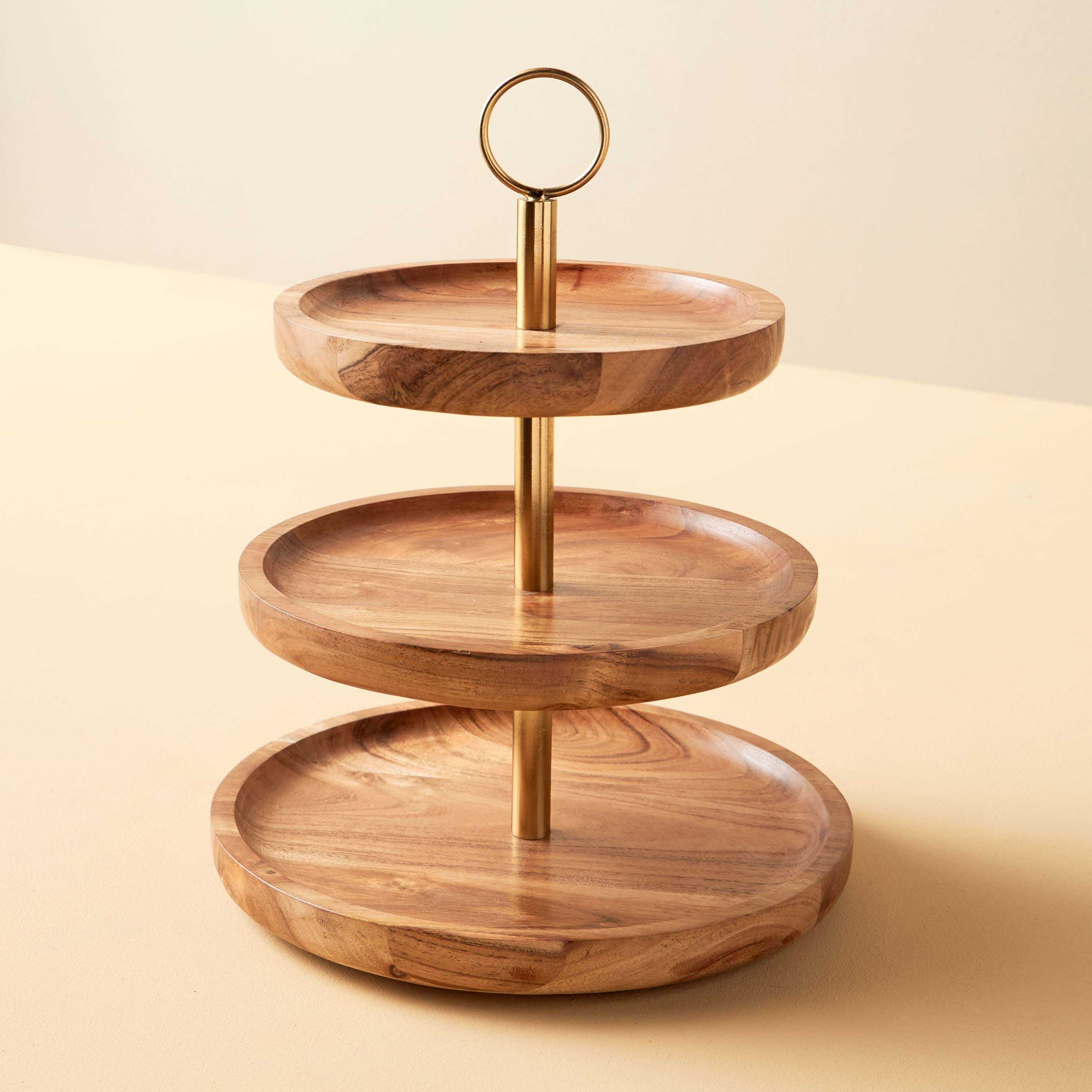 حامل كيك 3 طبقات - نومادز مجلس - 32 سم-household-dining-serveware-cakestands-image-2