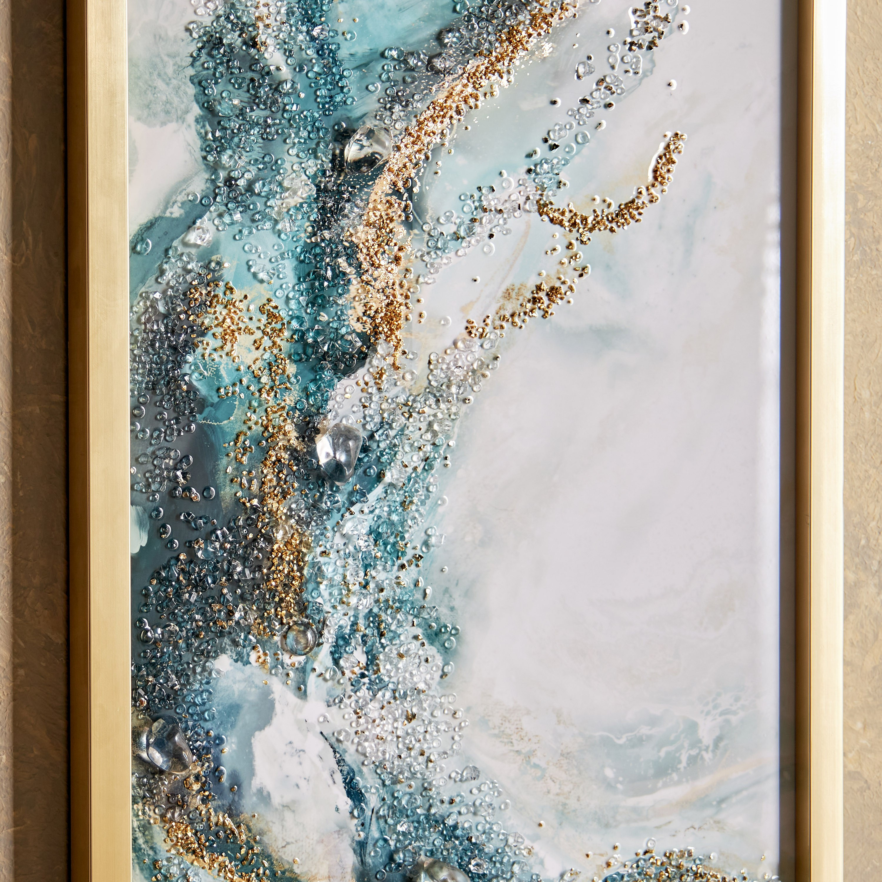 Purpose Jewelled Framed Wall Art - 50x100 cm-household-walldecorandmirrors-wallart-image-3