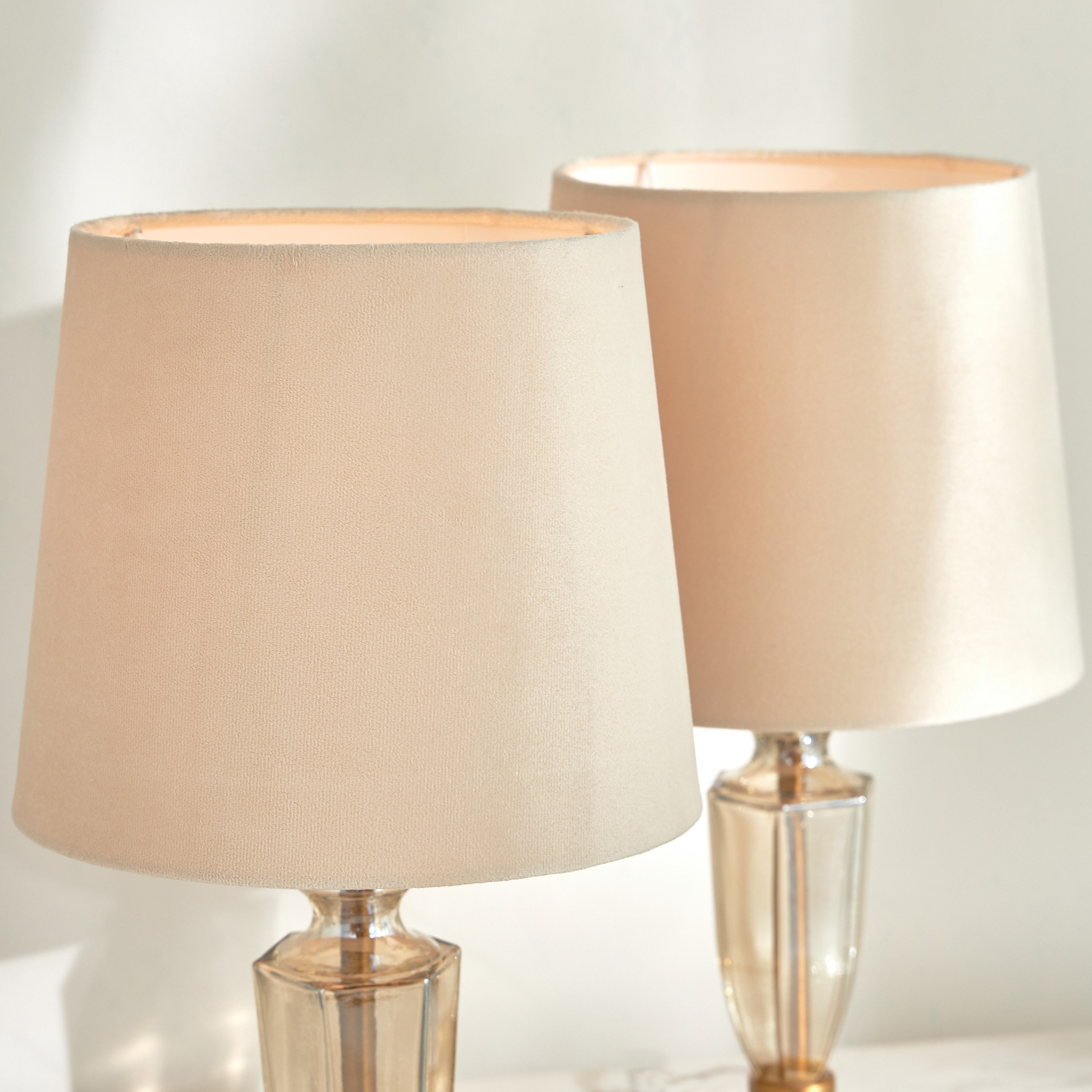 طقم مصابيح طاولة زجاج قطعتين - لاسينتا - 47 سم-household-lighting-tableanddesklamps-image-3