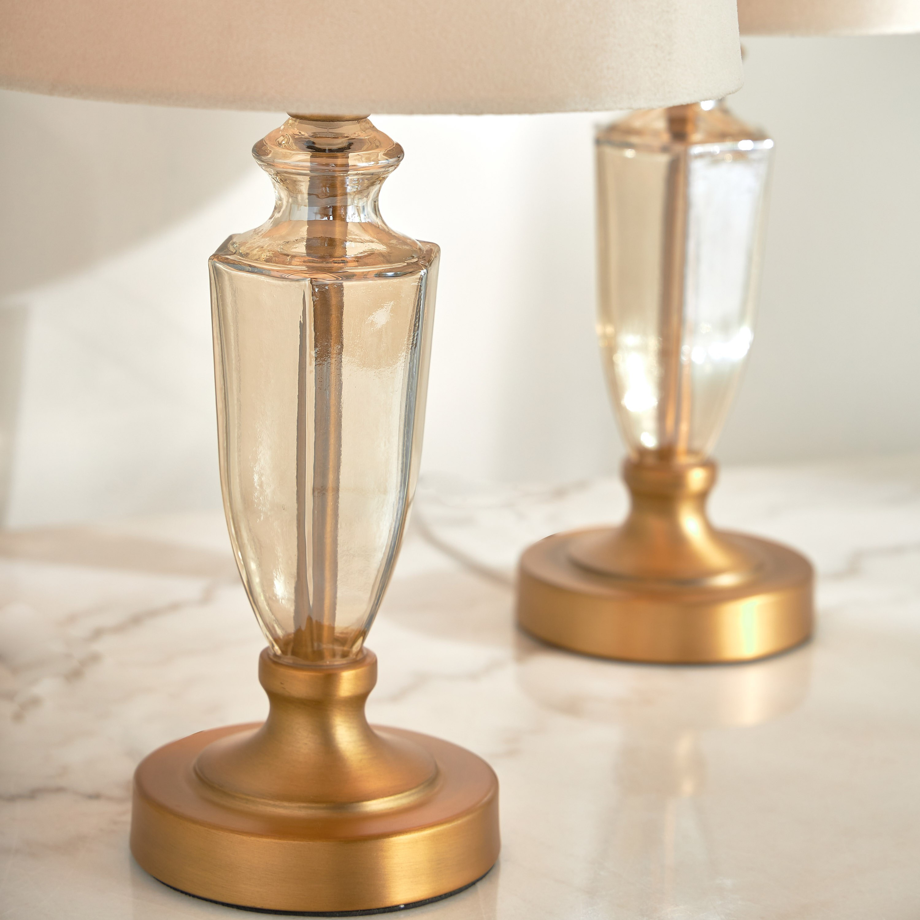 طقم مصابيح طاولة زجاج قطعتين - لاسينتا - 47 سم-household-lighting-tableanddesklamps-image-4