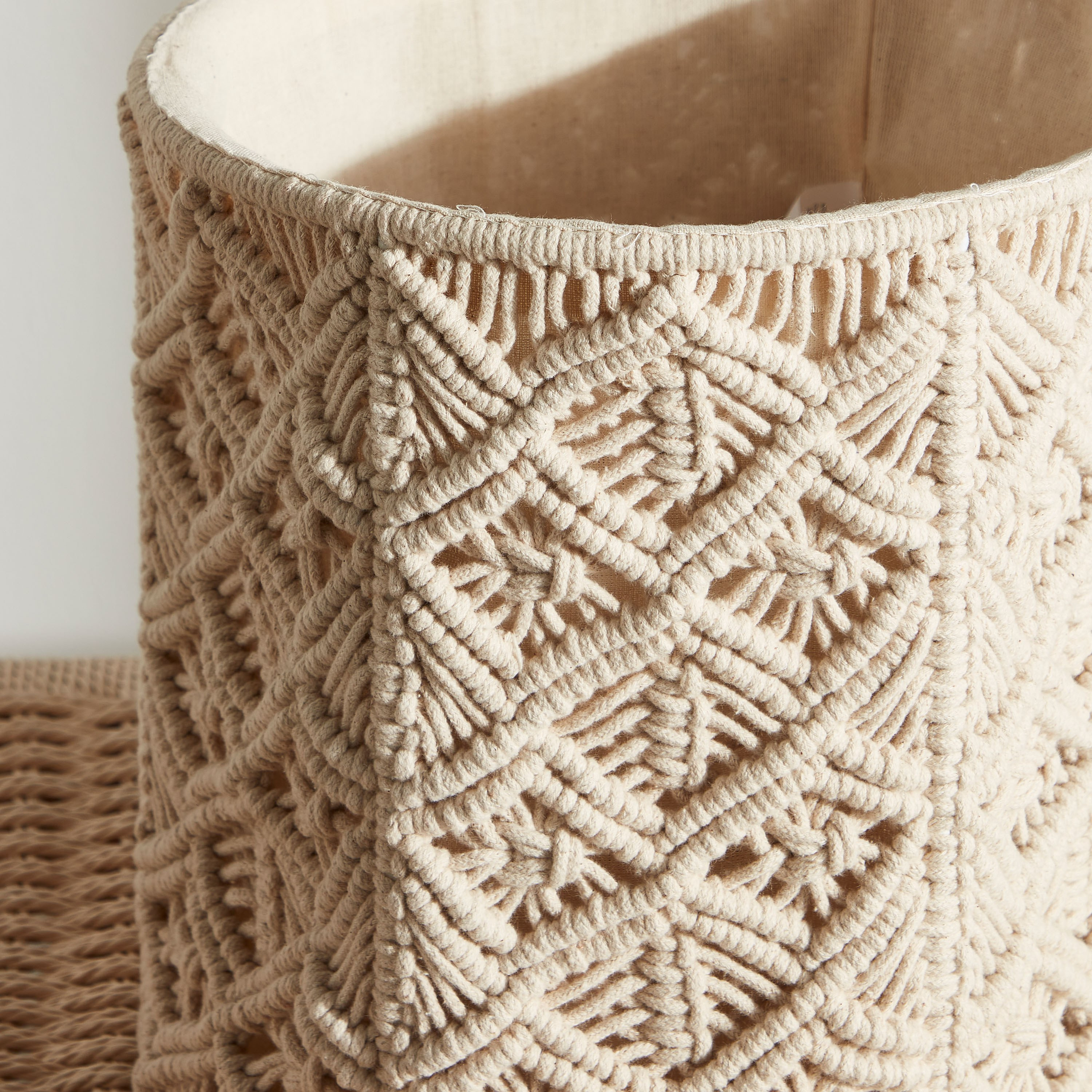 Macrame Storage Basket-household-storage-storagesolutions-storageboxesandbaskets-image-2