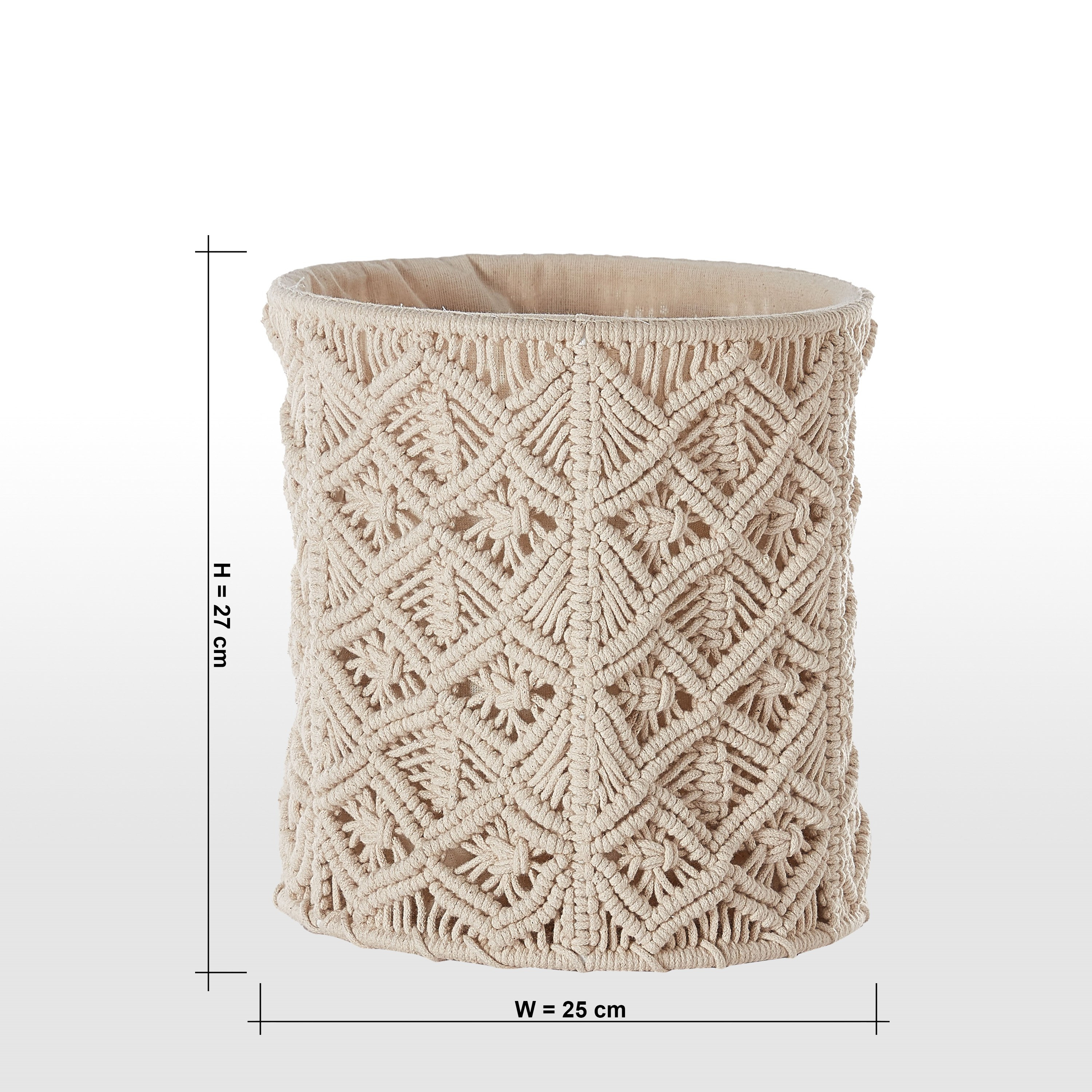 Macrame Storage Basket-household-storage-storagesolutions-storageboxesandbaskets-image-4